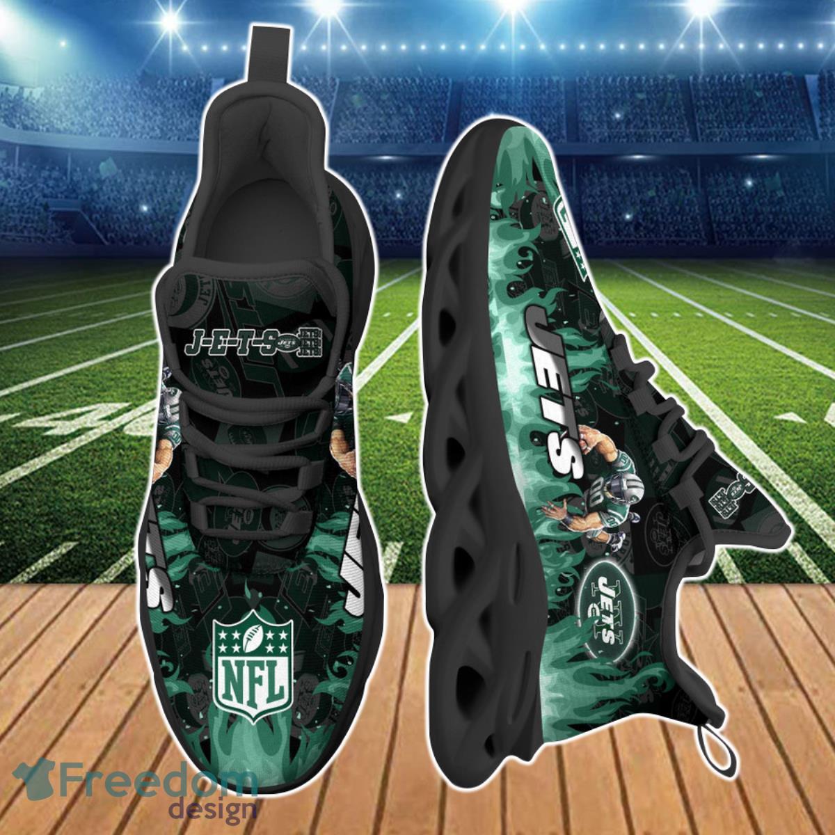 New York Jets NFL Clunky Max Soul Shoes Best Gift For Fans Product Photo 2