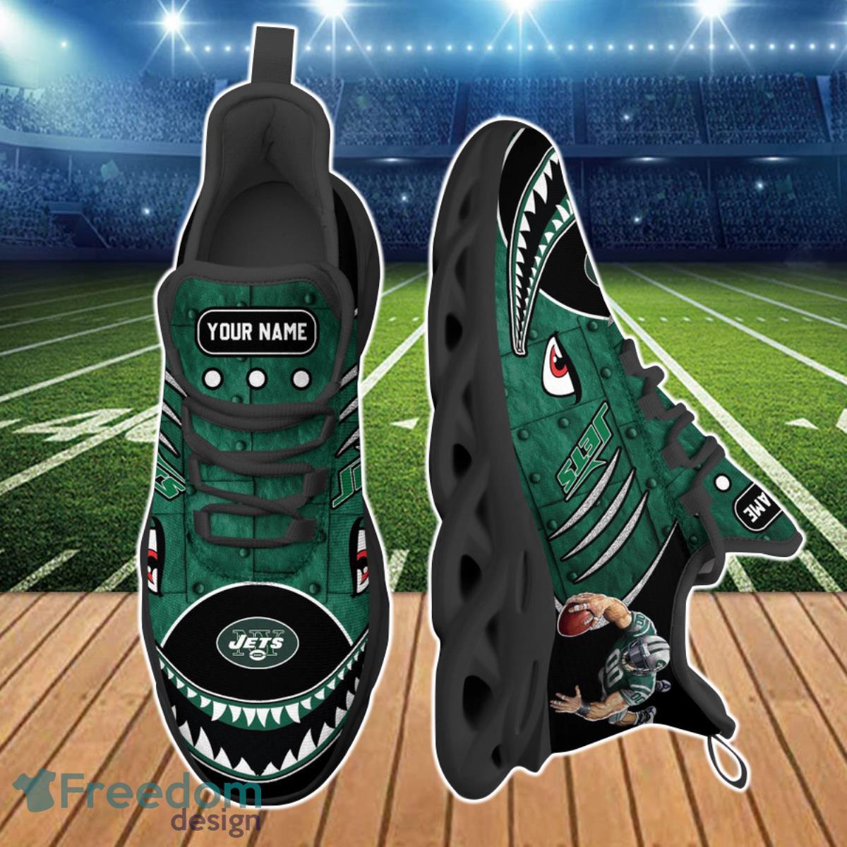 New York Jets NFL Clunky Max Soul Shoes Custom Name Best Gift For Men And Women Fans Product Photo 2