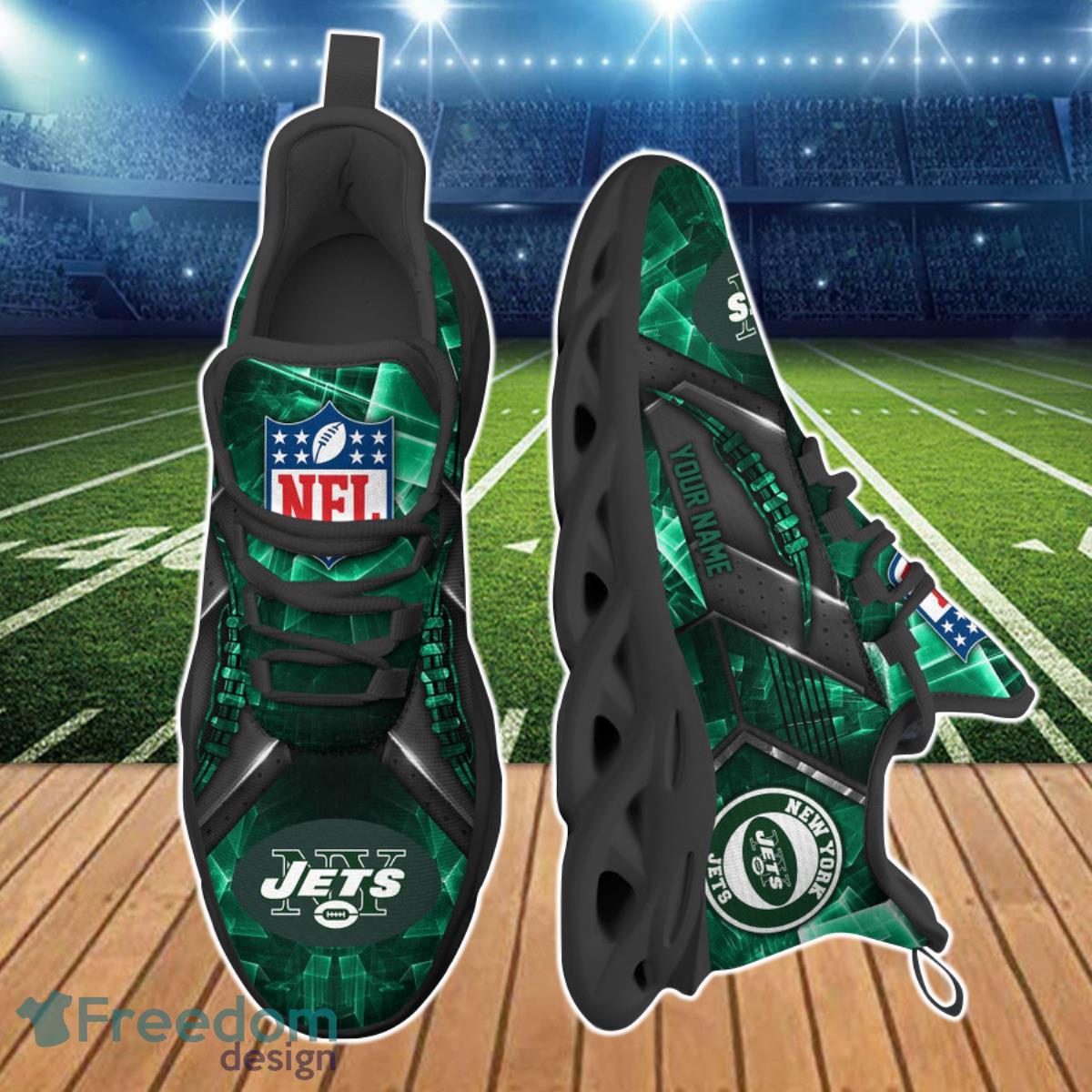 New York Jets NFL Clunky Max Soul Shoes Custom Name Best Gift For Real Fans Product Photo 2