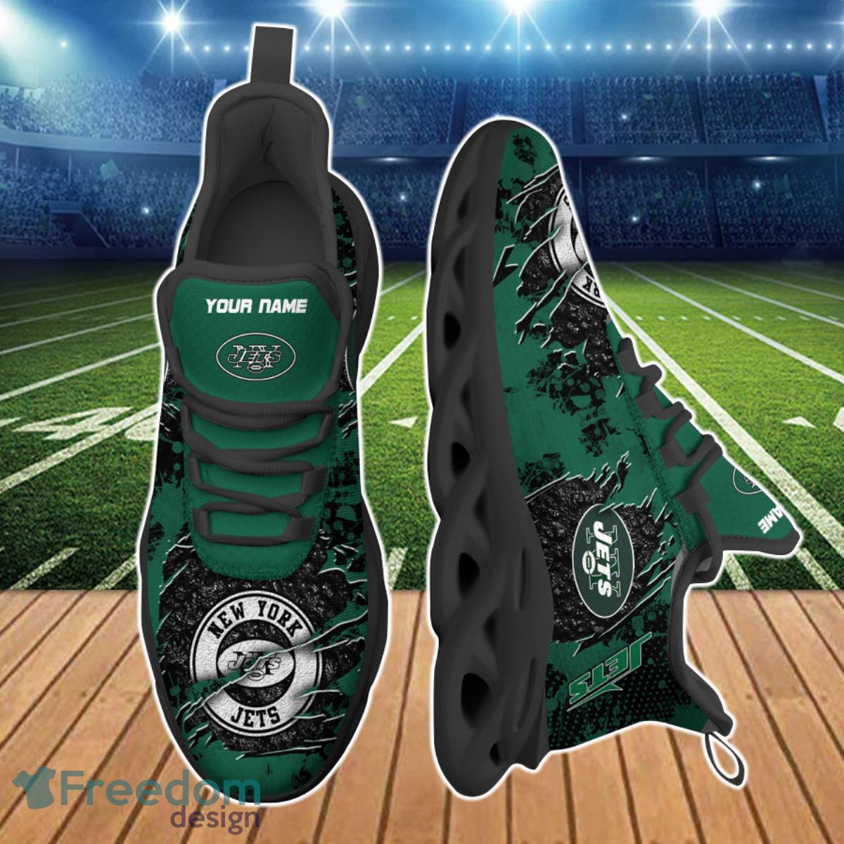 New York Jets NFL Clunky Max Soul Shoes Custom Name Best Gift For True Fans Product Photo 2