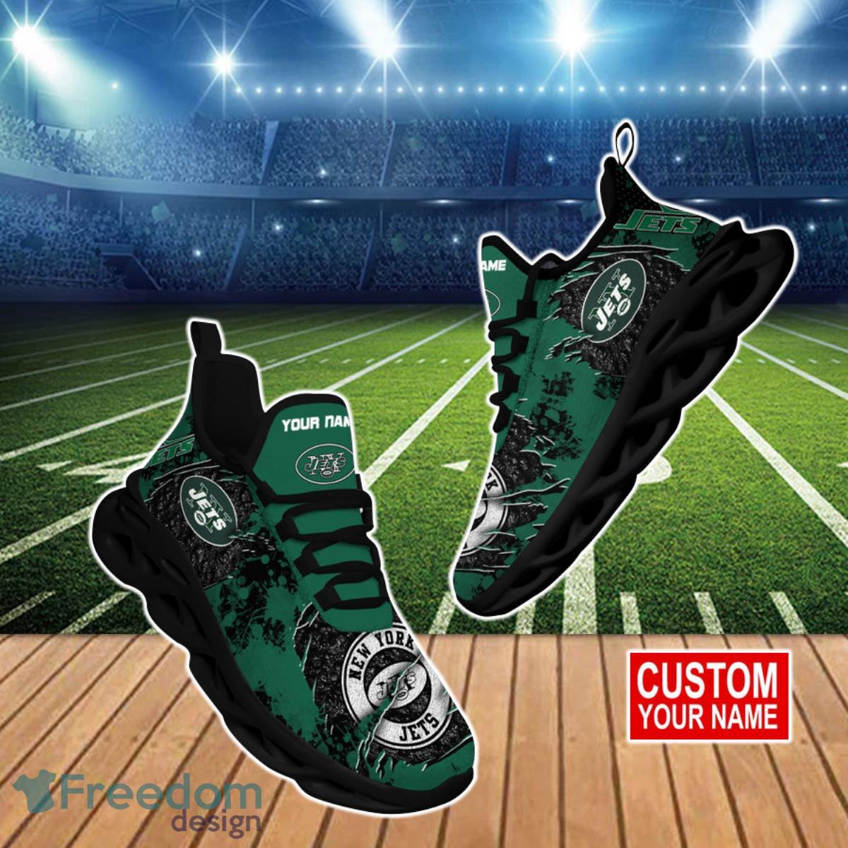 New York Jets NFL Clunky Max Soul Shoes Custom Name Best Gift For True Fans Product Photo 1