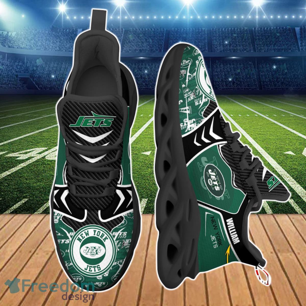 New York Jets NFL Clunky Max Soul Shoes Custom Name Ideal Gift For Real Fans Product Photo 2