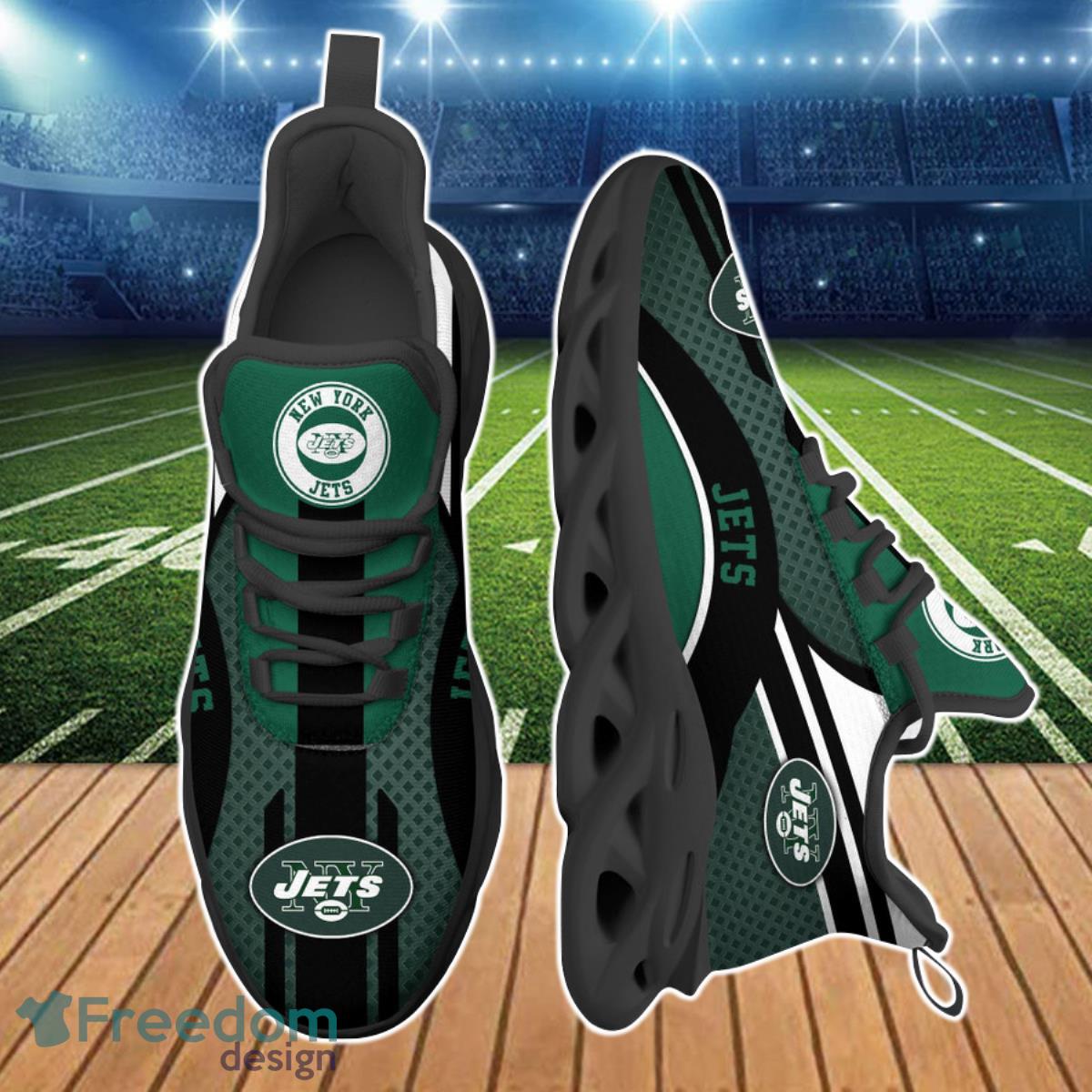 New York Jets NFL Clunky Max Soul Shoes Custom Name Special Gift For Men And Women Fans Product Photo 2