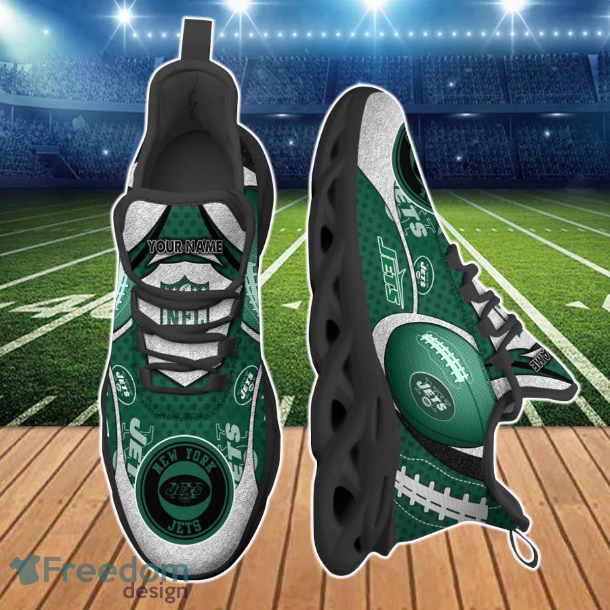 New York Jets NFL Clunky Max Soul Shoes Custom Name Special Gift For Real Fans Product Photo 2