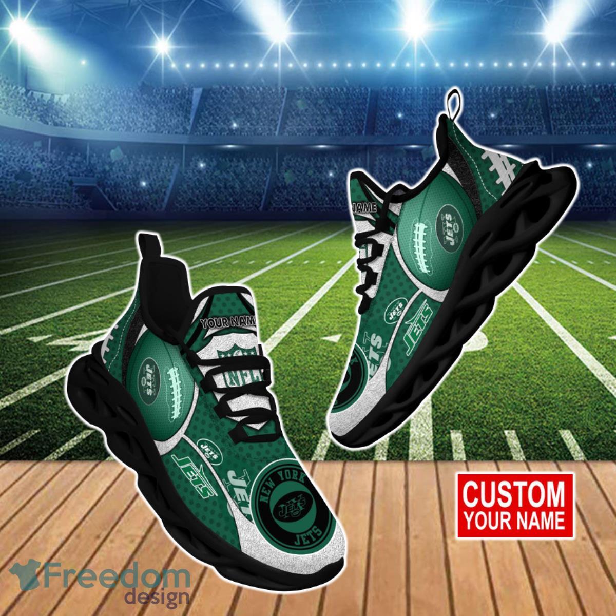 New York Jets NFL Clunky Max Soul Shoes Custom Name Special Gift For Real Fans Product Photo 1