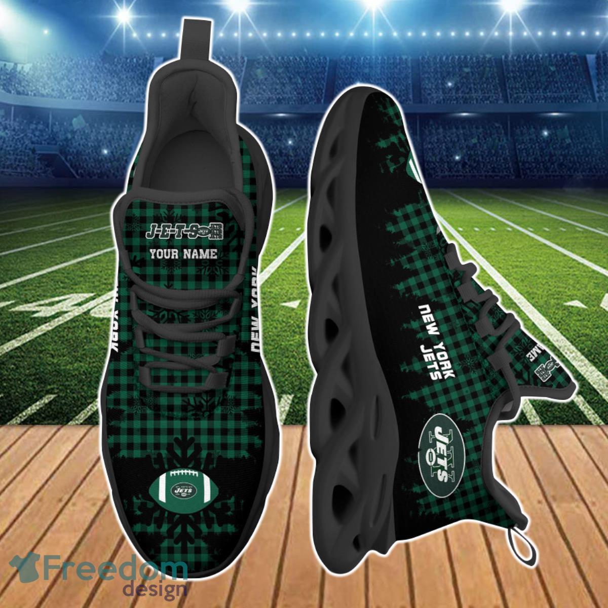 New York Jets NFL Clunky Max Soul Shoes Custom Name Unique Gift For Fans Product Photo 2