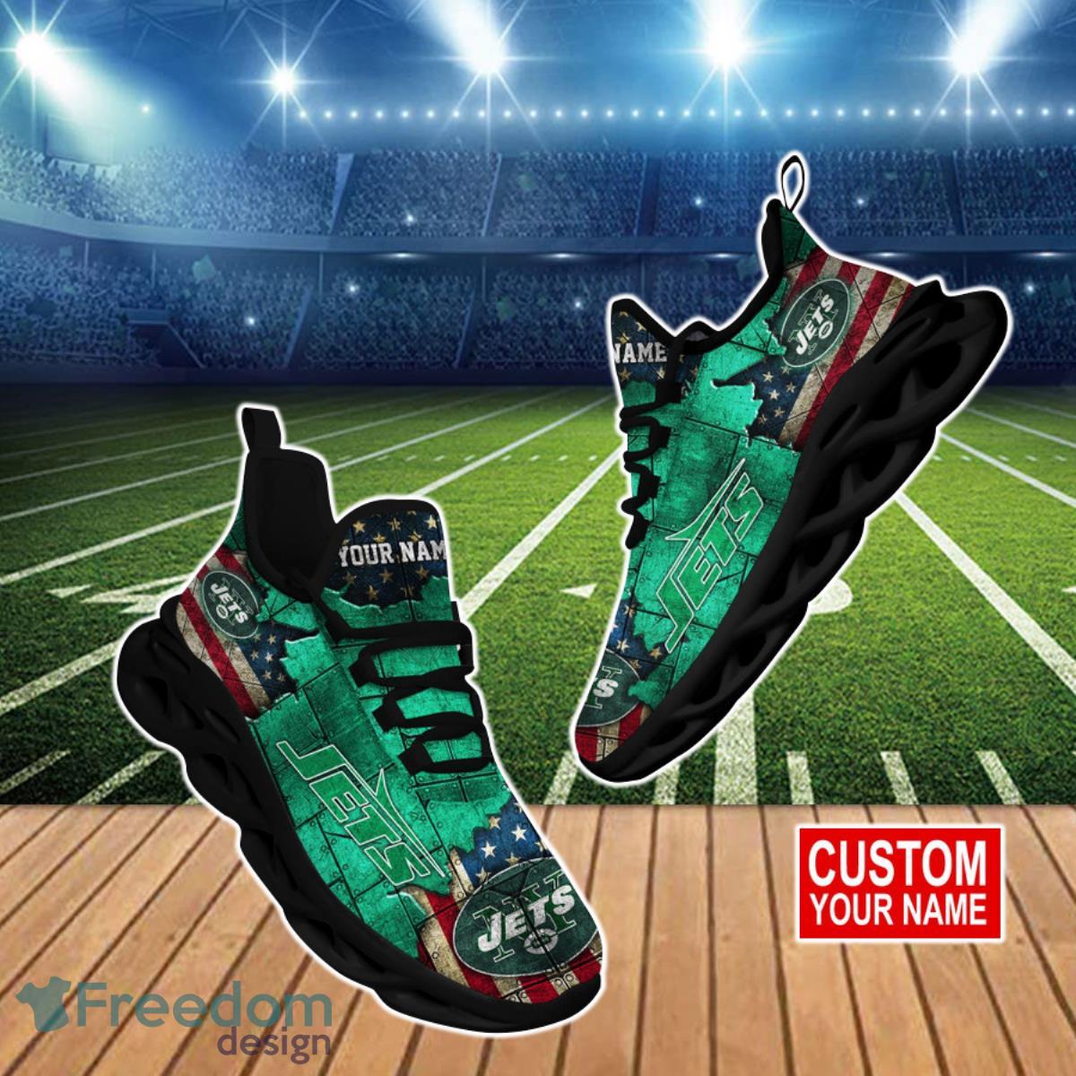 New York Jets NFL Clunky Max Soul Shoes Custom Name Unique Gift For Men And Women Fans Product Photo 1