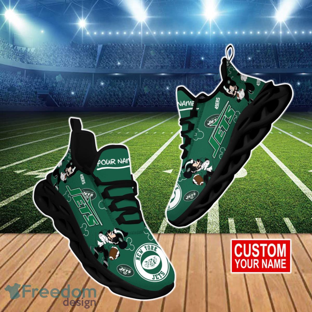 New York Jets NFL Clunky Max Soul Shoes Custom Name Unique Gift For True Fans Product Photo 1