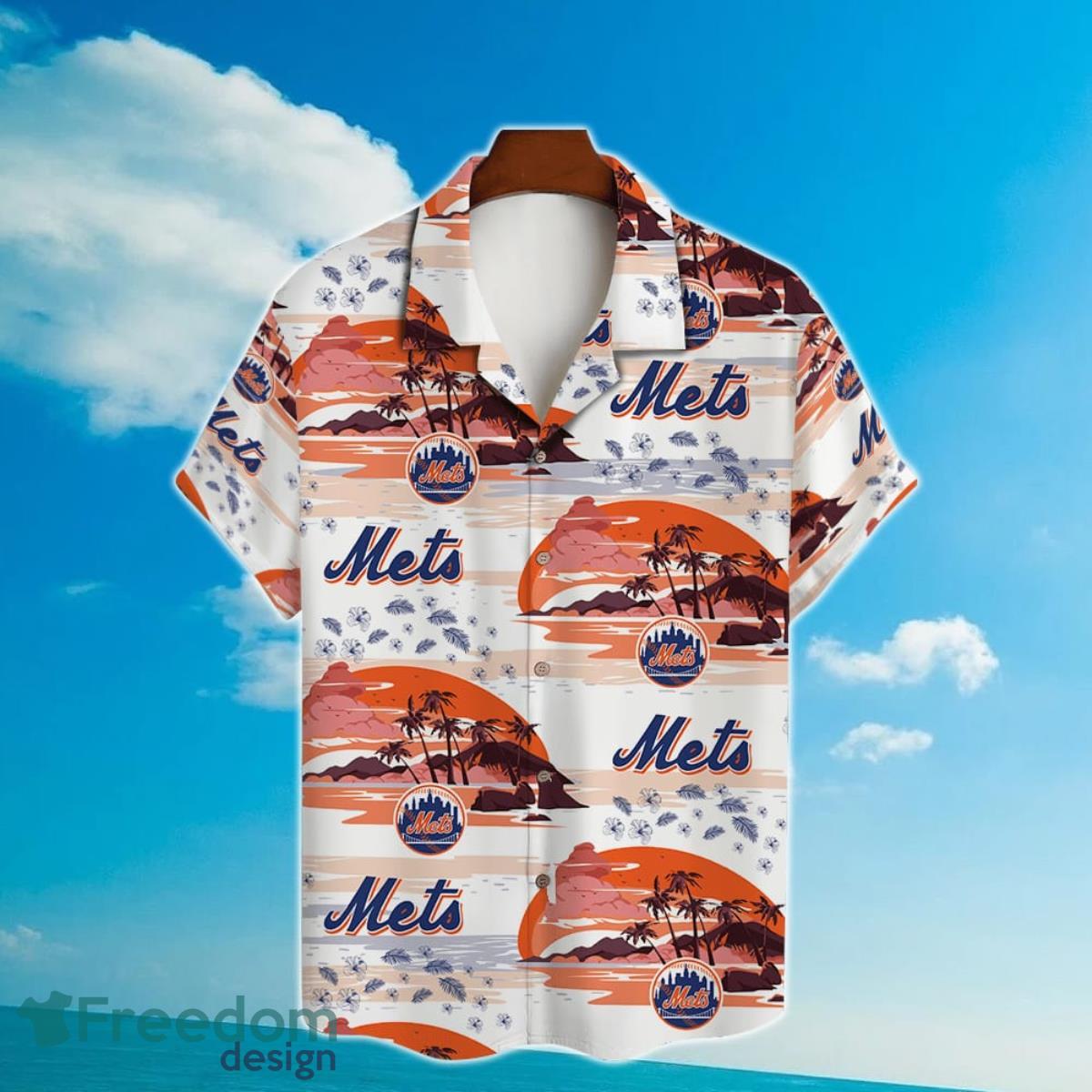 New York Mets Baseball 2023 Beautiful Design Hawaiian Shirt for Men and Women Product Photo 2