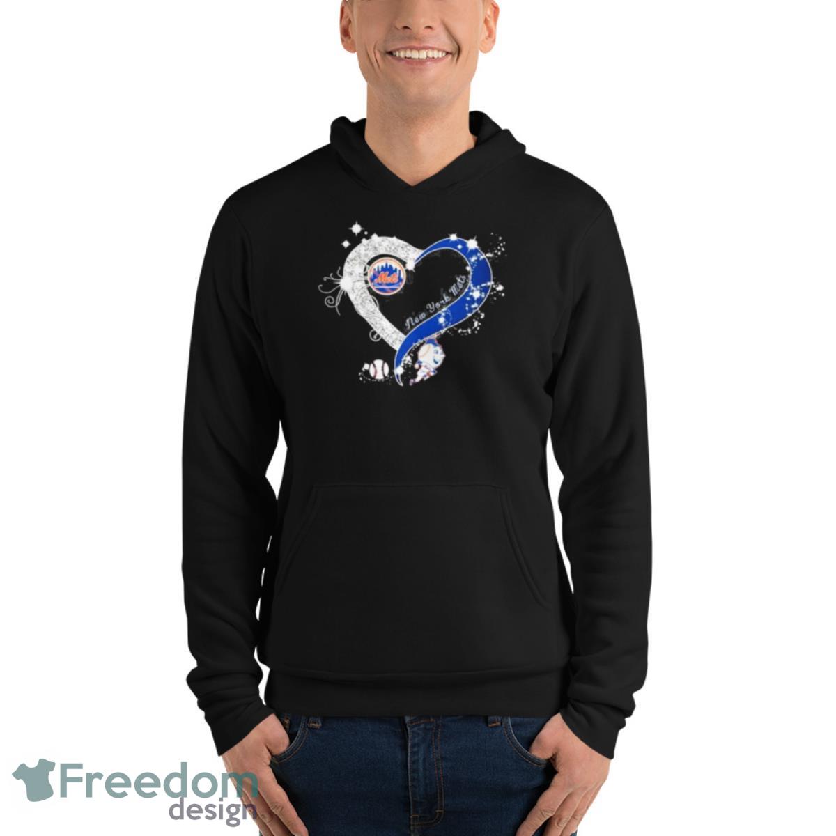 New York Mets Baseball Glitter Heart 2023 Shirt - Unisex Fleece Pullover Hoodie New York Mets Baseball Glitter Heart 2023 Shirt - Unisex Fleece Pullover Hoodie
