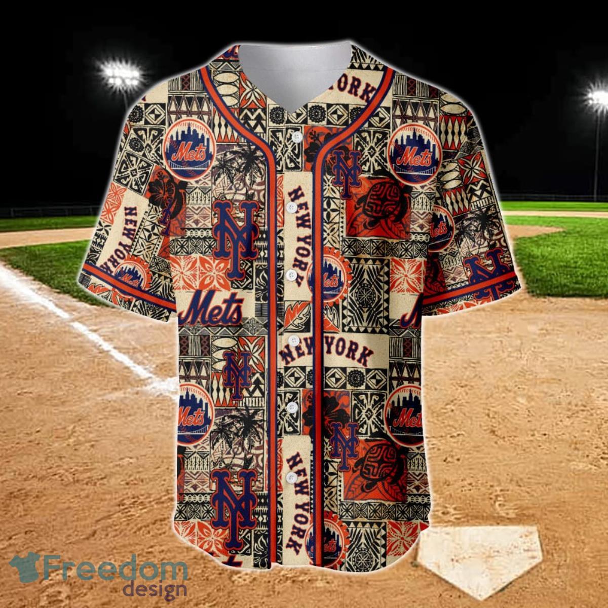 New York Mets Major League Baseball AOP Baseball Jersey Product Photo 2