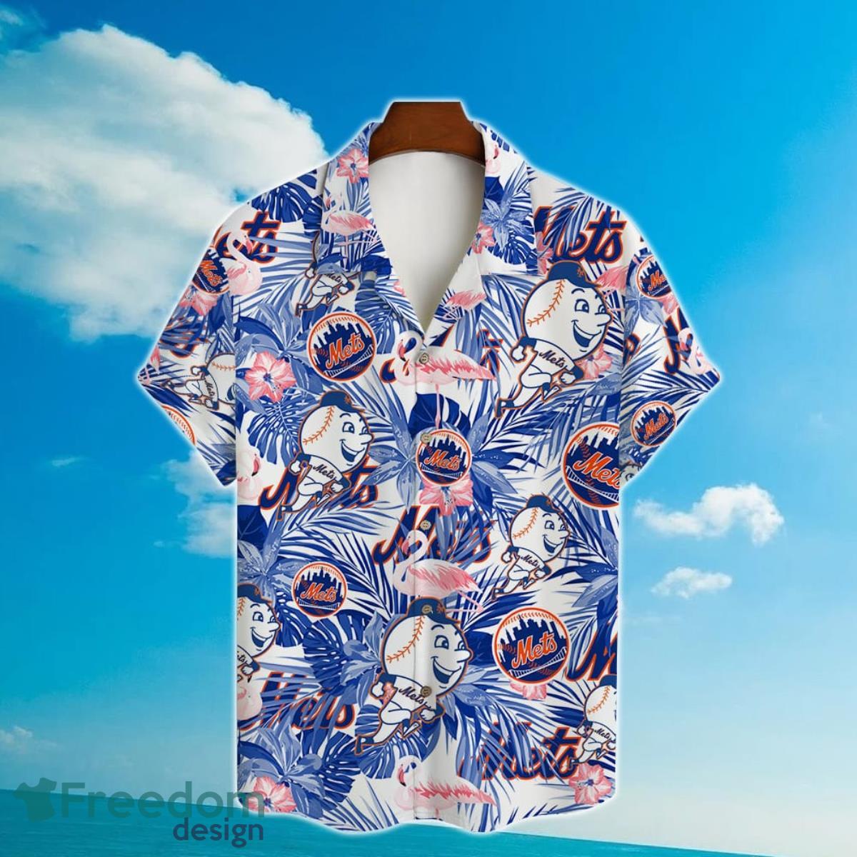 New York Mets Major League Baseball 3D Print Hawaiian Shirt