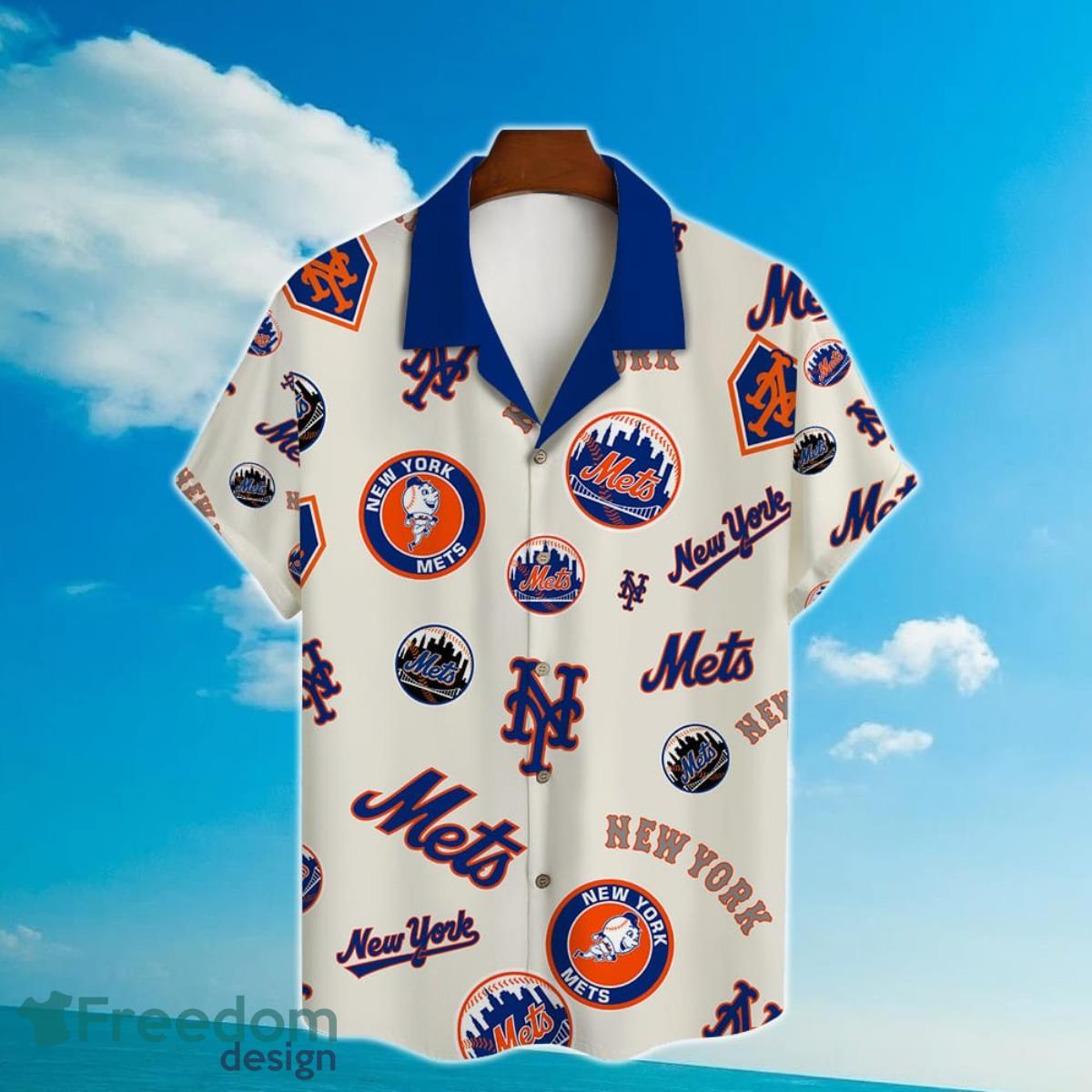 New York Mets Major League Baseball MLB 3D Hawaiian Shirt For Real Fans Product Photo 2