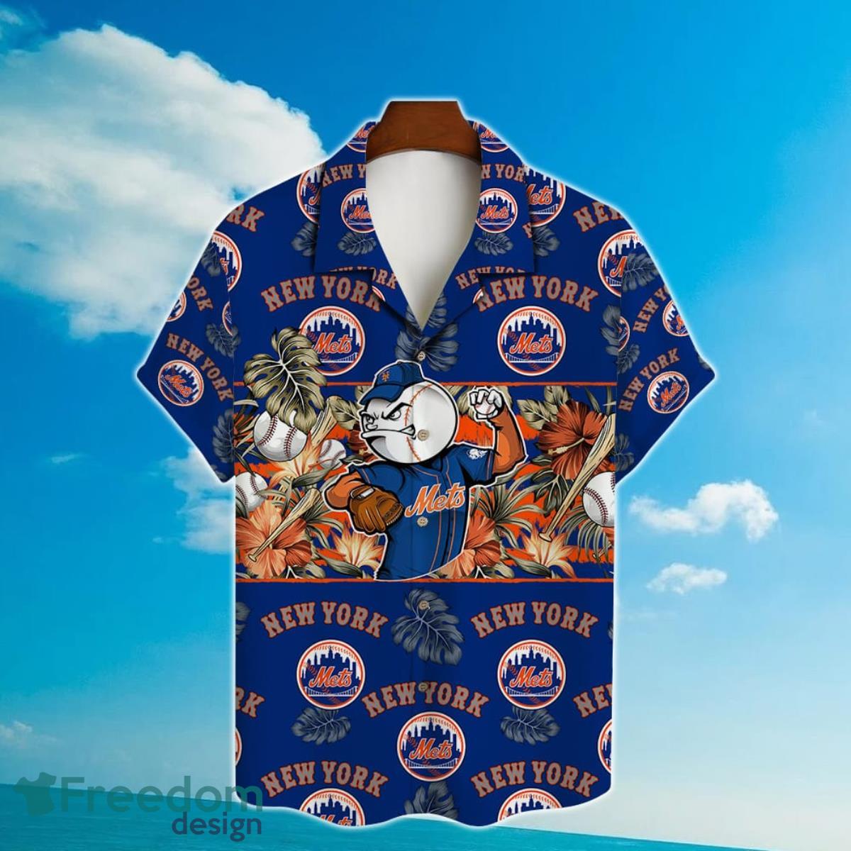 New York Mets MLB 2023 AOP Hawaiian Shirt For Men Women - Freedomdesign