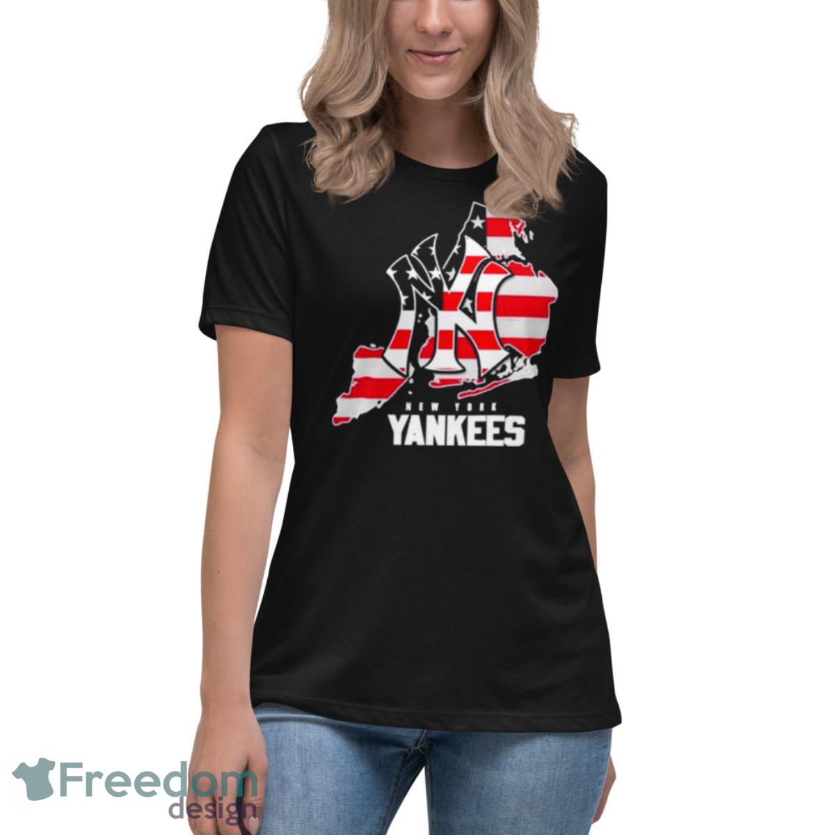 New York Yankees Logo American Flag Shirt