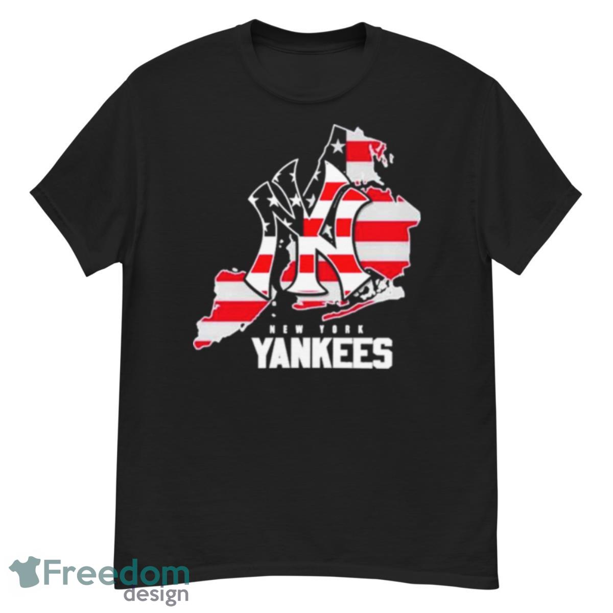 New York Yankees Logo American Flag Shirt - G500 Men’s Classic T-Shirt