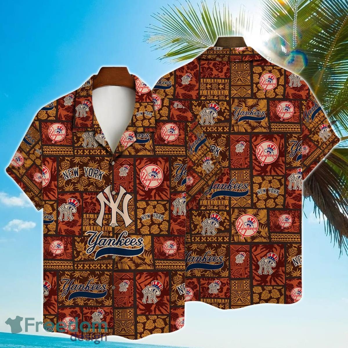 New York Yankees 2023 3D Print Hawaiian Shirt For Men And Women