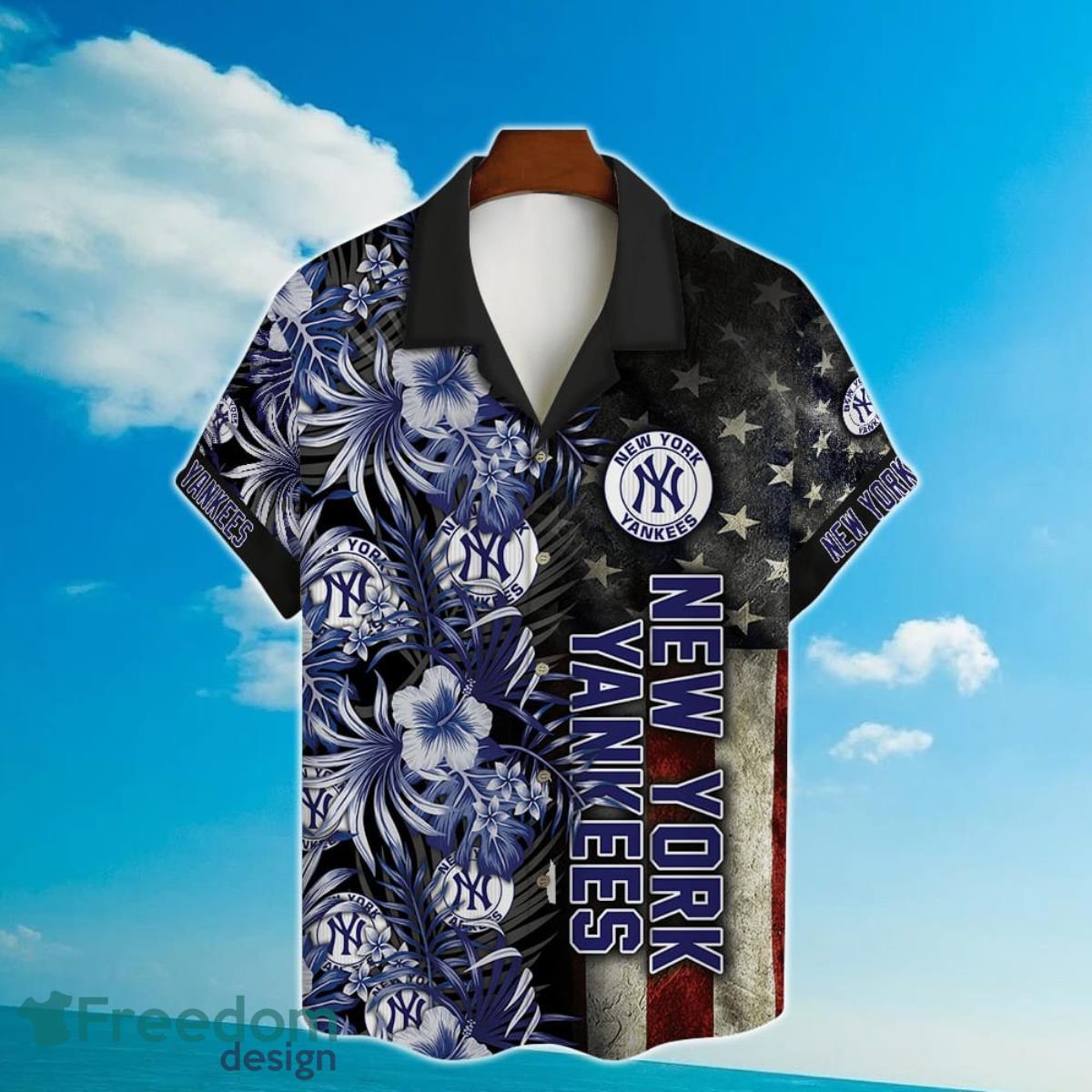 New York Yankees MLB Summer Hawaiian Shirt, Yankees Hawaiian Shirt