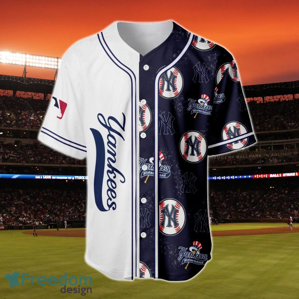 New York Yankees Logo MLB Baseball Jersey Shirt For Men And Women -  Freedomdesign