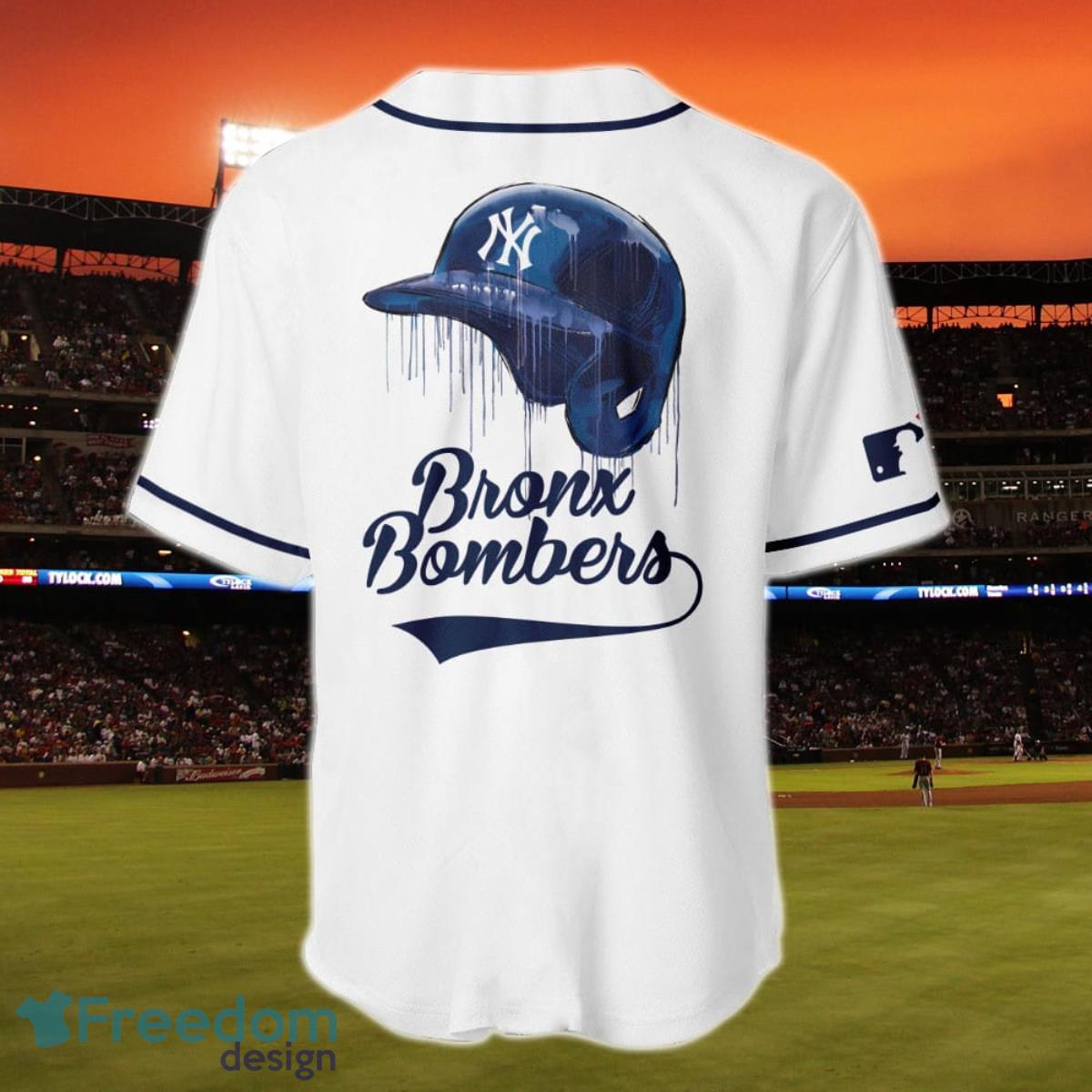 NewYork Yankees MLB Major League Baseball Custom Name & Number Baseball  Jersey - Freedomdesign