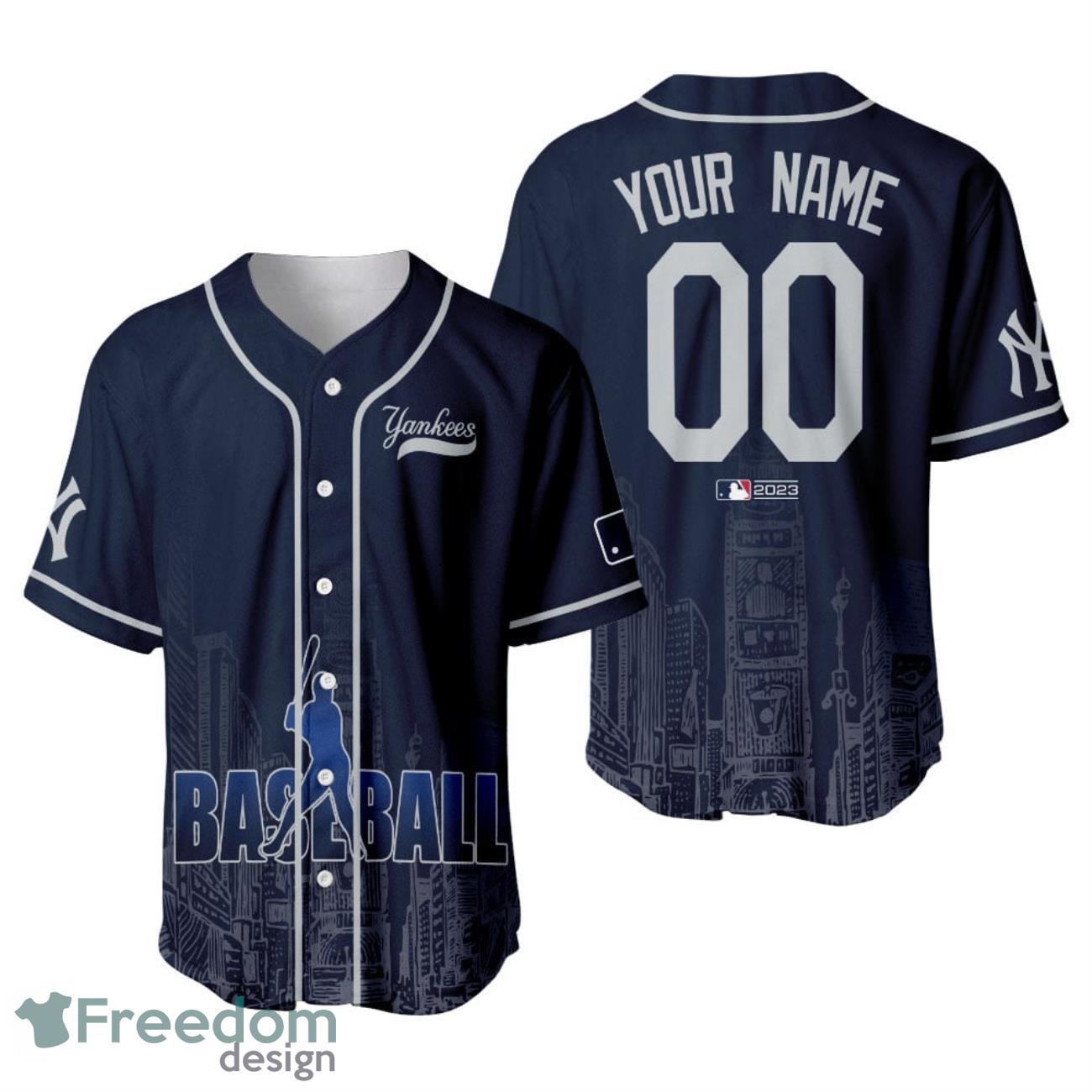 NewYork Yankees MLB Major League Baseball Custom Name & Number