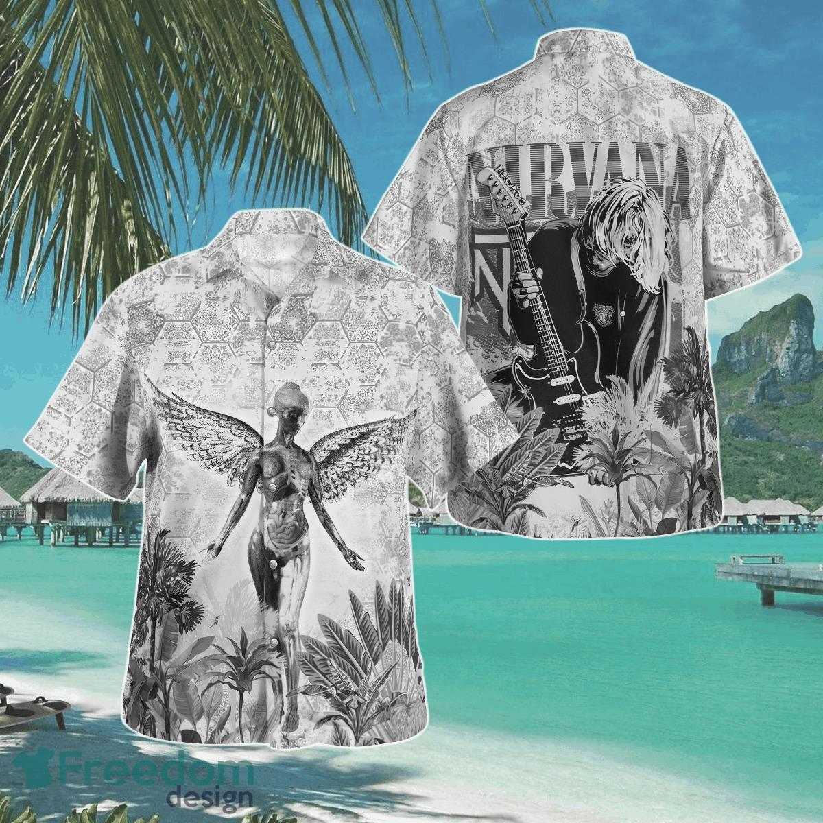 Nirvana Rock And Roll Hawaiian Shirt Aloha Shirt For Men Women Product Photo 1