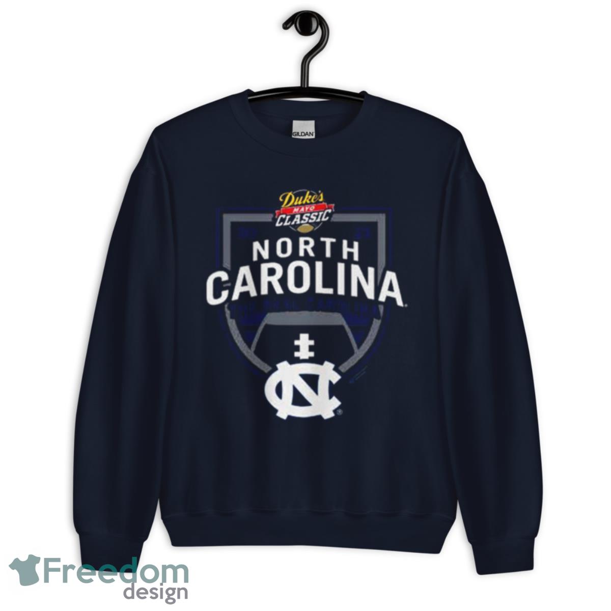 North Carolina Tar Heels 2023 Duke’s Mayo Classic The Real Carolina Shirt - Unisex Crewneck Sweatshirt-1