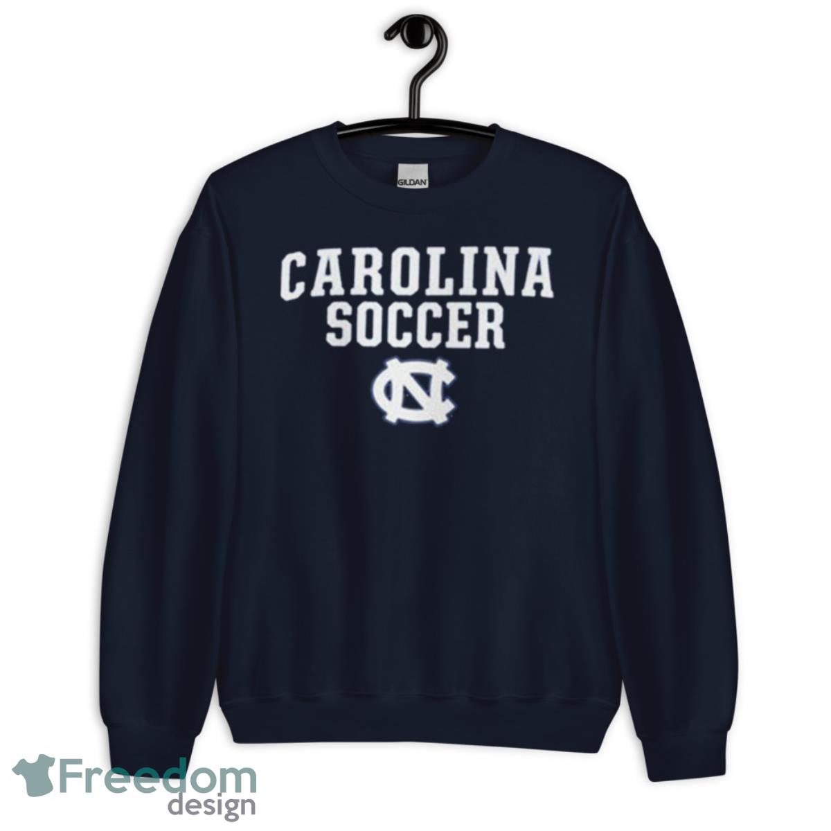 North Carolina Tar Heels Soccer New Logo Shirt - Unisex Crewneck Sweatshirt-1