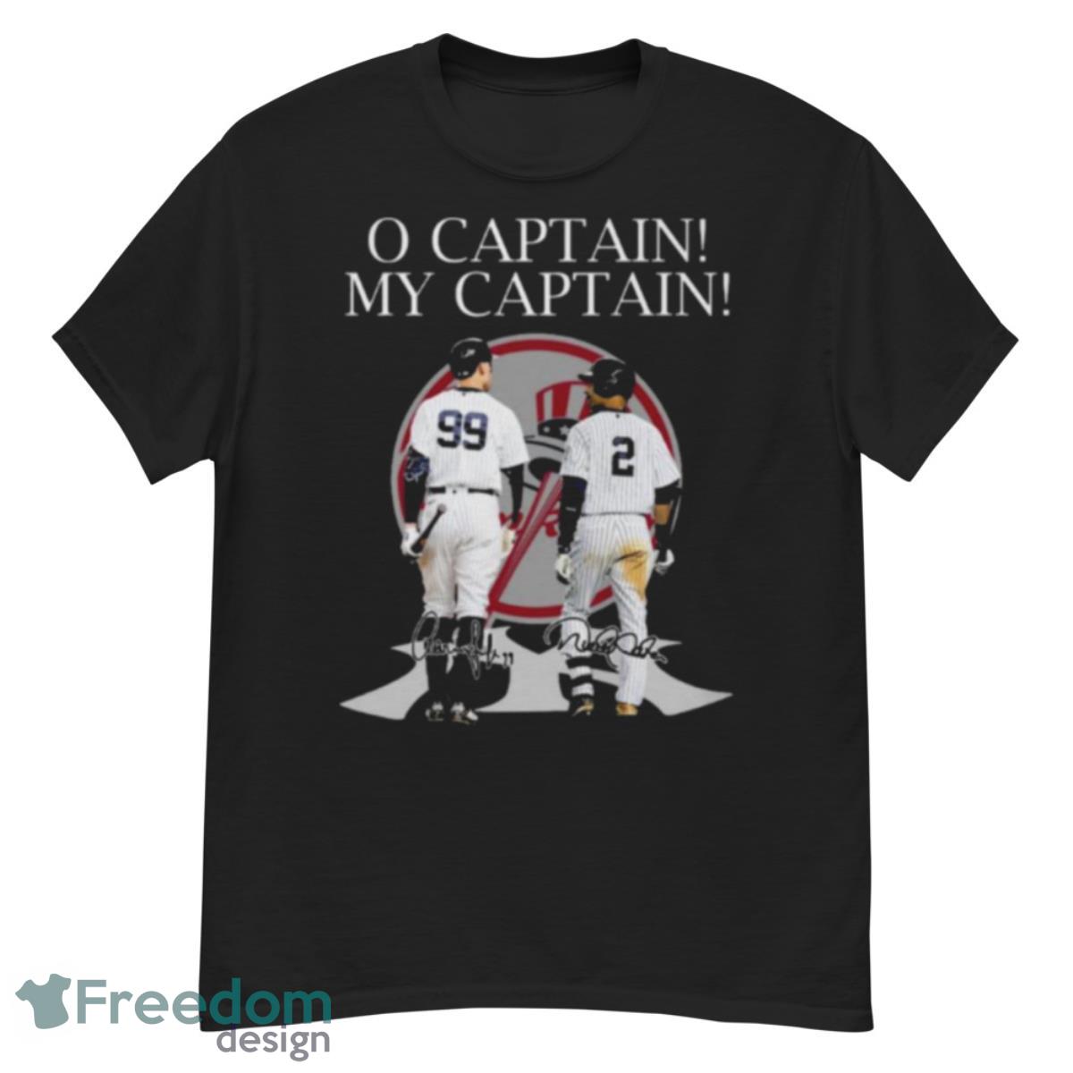 O Captain My Captain NY Yankees Aaron Judge And Derek Jeter Shirt - G500 Men’s Classic T-Shirt