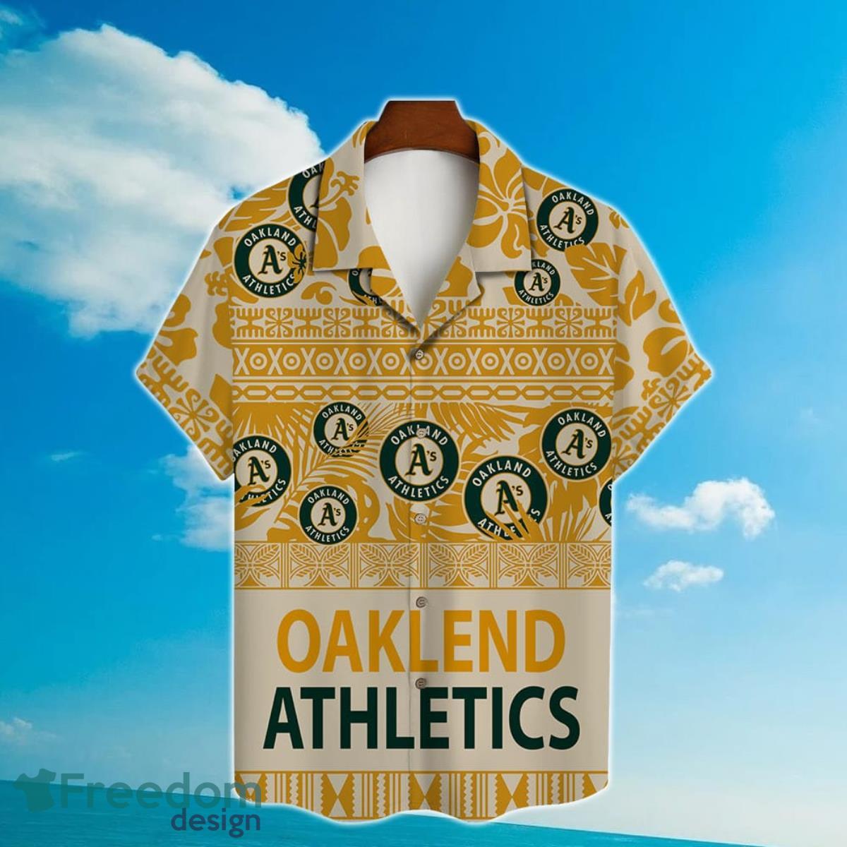 Oakland Athletics Major League Baseball MLB 2023 AOP Hawaiian Shirt For Real Fans Product Photo 2