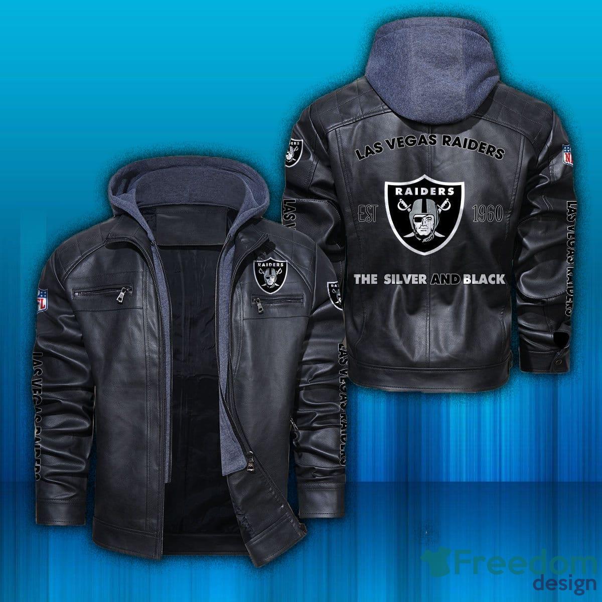 Oakland Raiders NFL Leather Jacket Impressive Gift