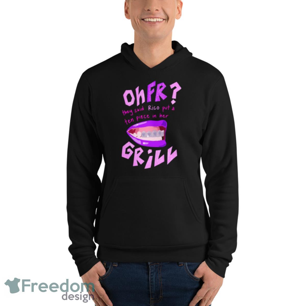 Ohfr Rico Rico Nasty Intrusive shirt image Ohfr Rico Rico Nasty Intrusive shirt - Unisex Fleece Pullover Hoodie