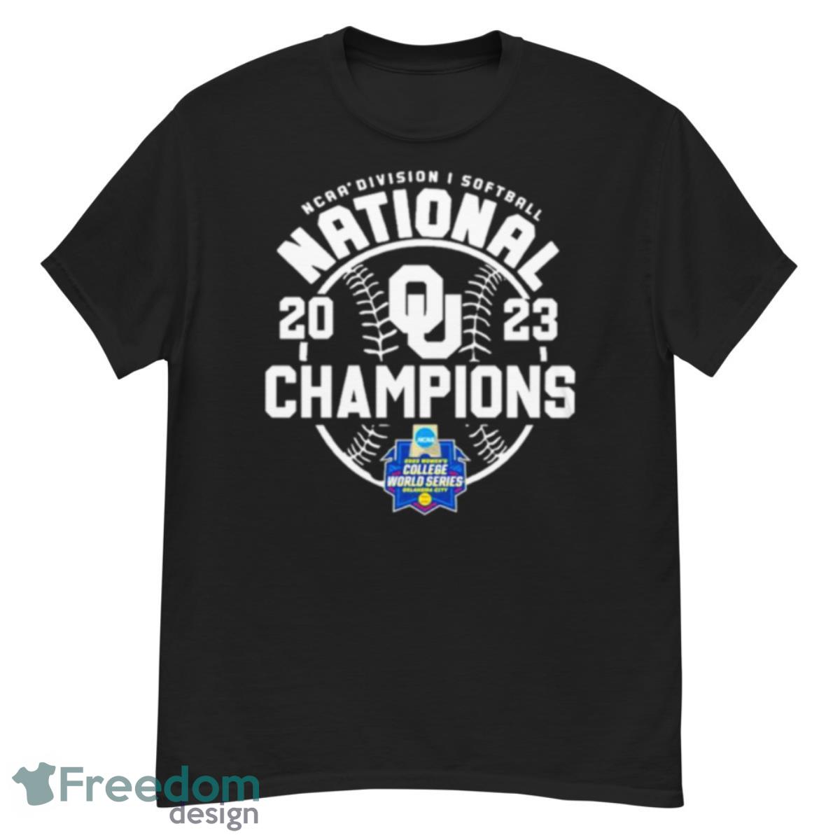 Oklahoma Softball NCAA Division I Softball Tournament 2023 Champions Shirt - G500 Men’s Classic T-Shirt