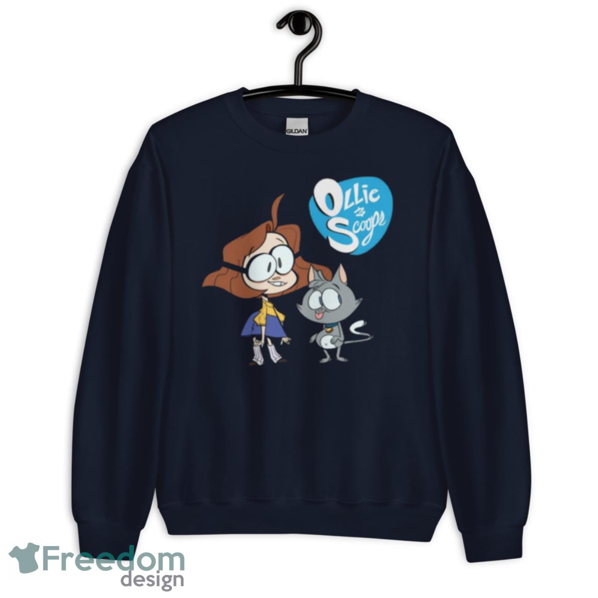 Ollie & Scoops Cartoon Shirt - Unisex Crewneck Sweatshirt-1