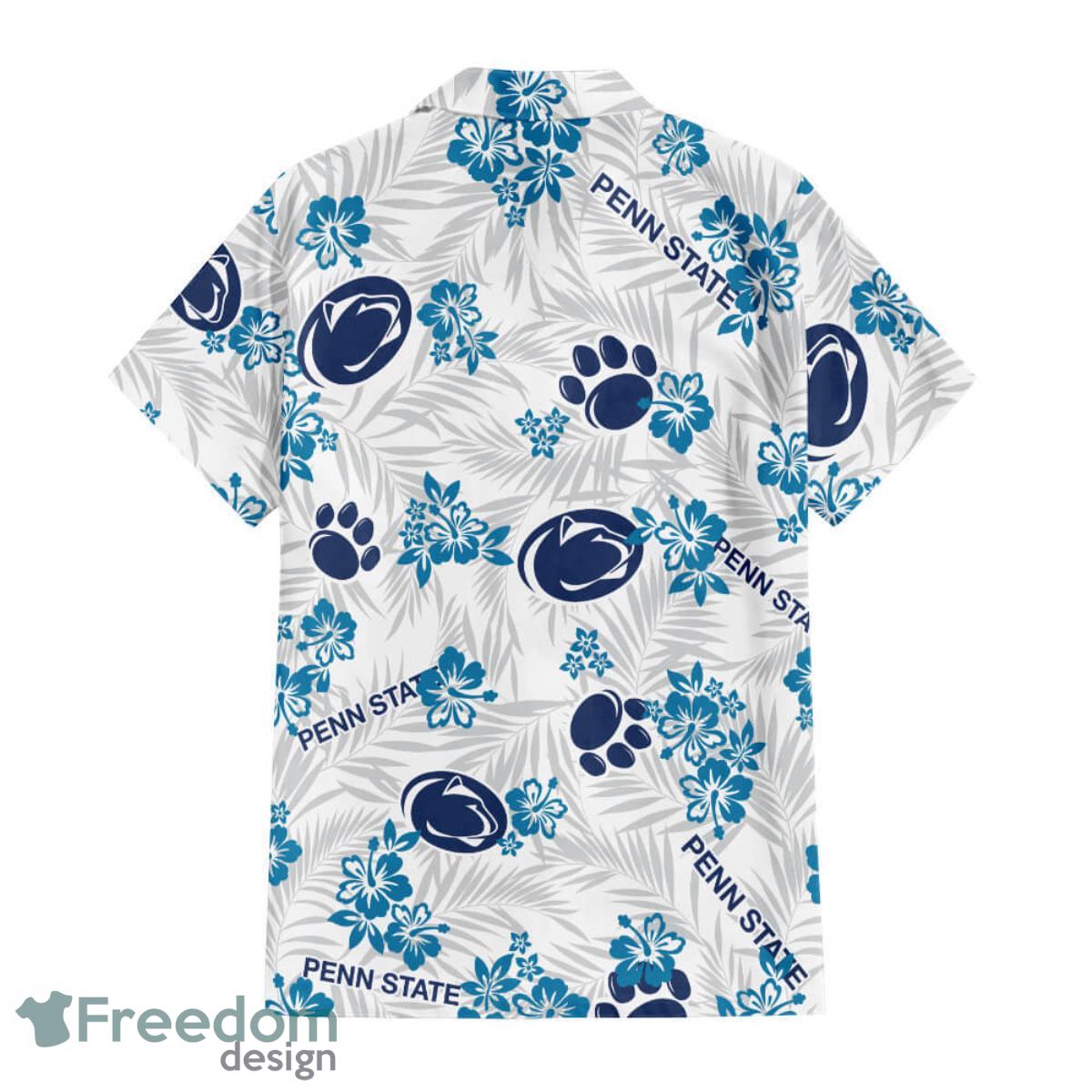 Pennsylvania State University Floral Hawaiian Shirt For Men And Women Product Photo 2