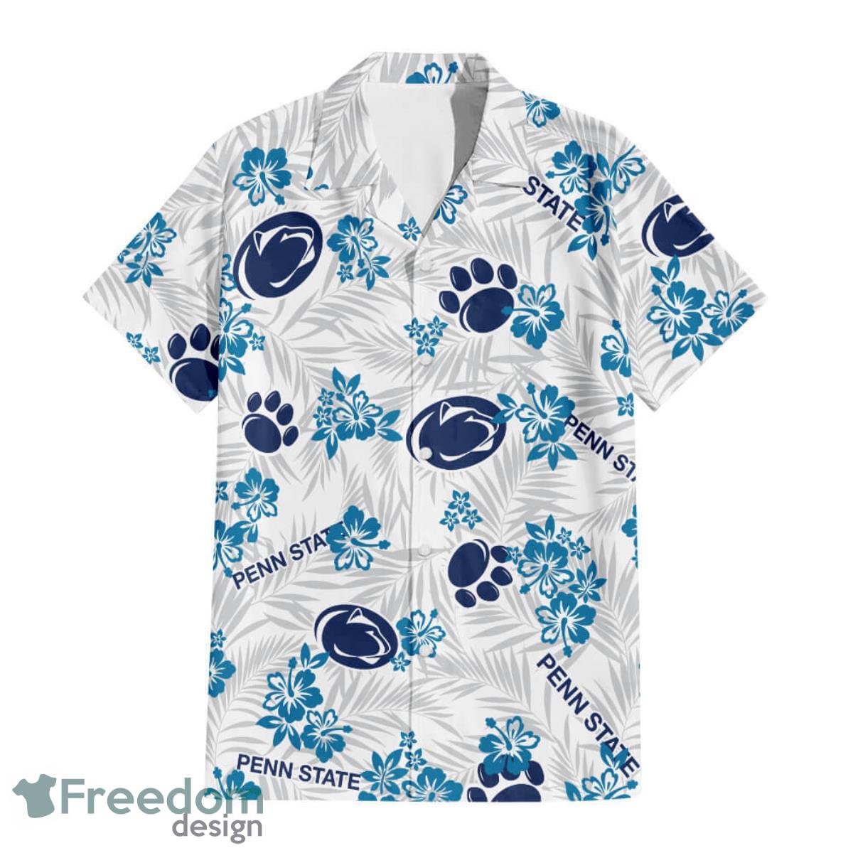 Pennsylvania State University Floral Hawaiian Shirt For Men And Women Product Photo 1