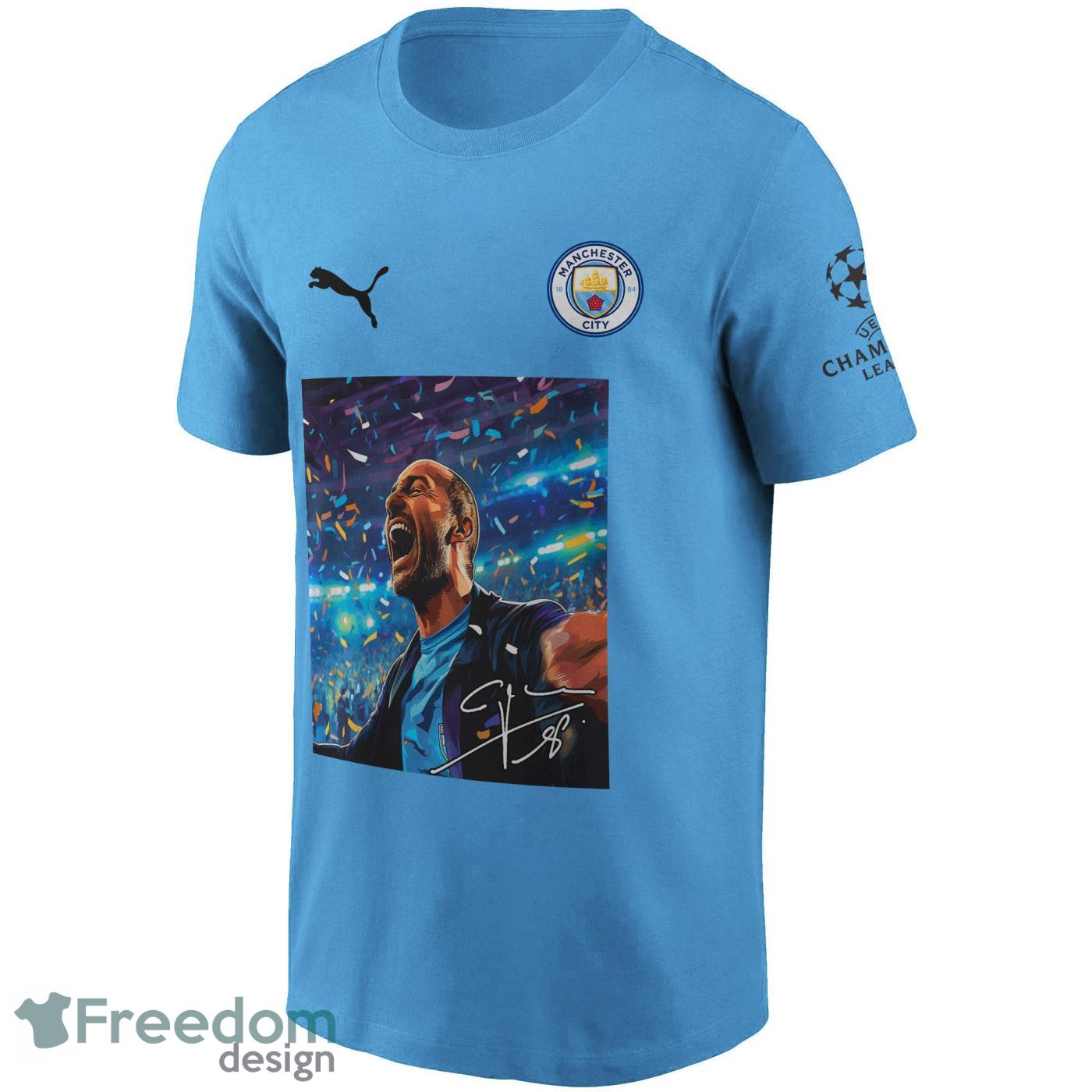 Pep Guardiola Manchester City The Moment Of Joy Shirt Product Photo 1