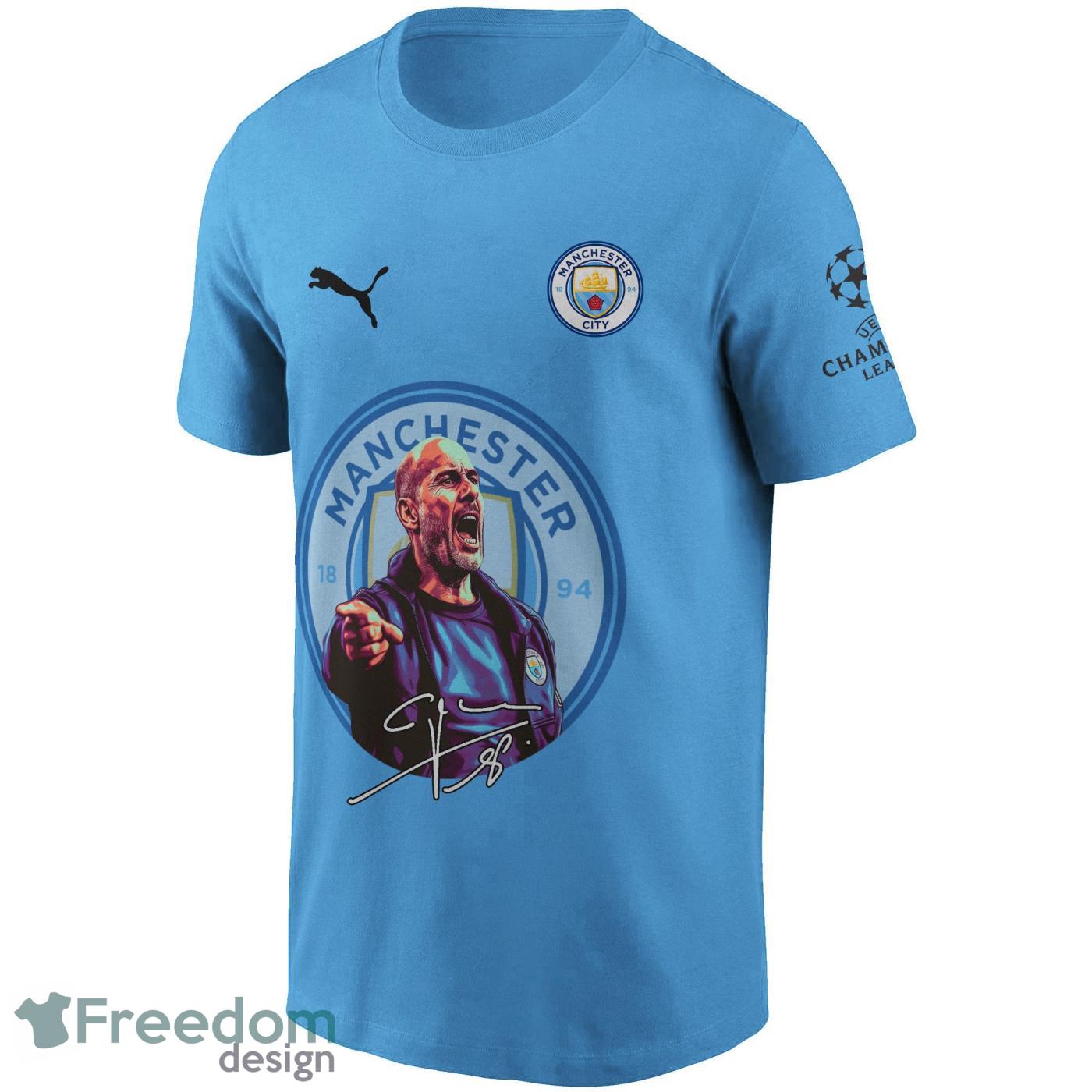 Pep Guardiola Manchester City We Did It Print Shirt Product Photo 1