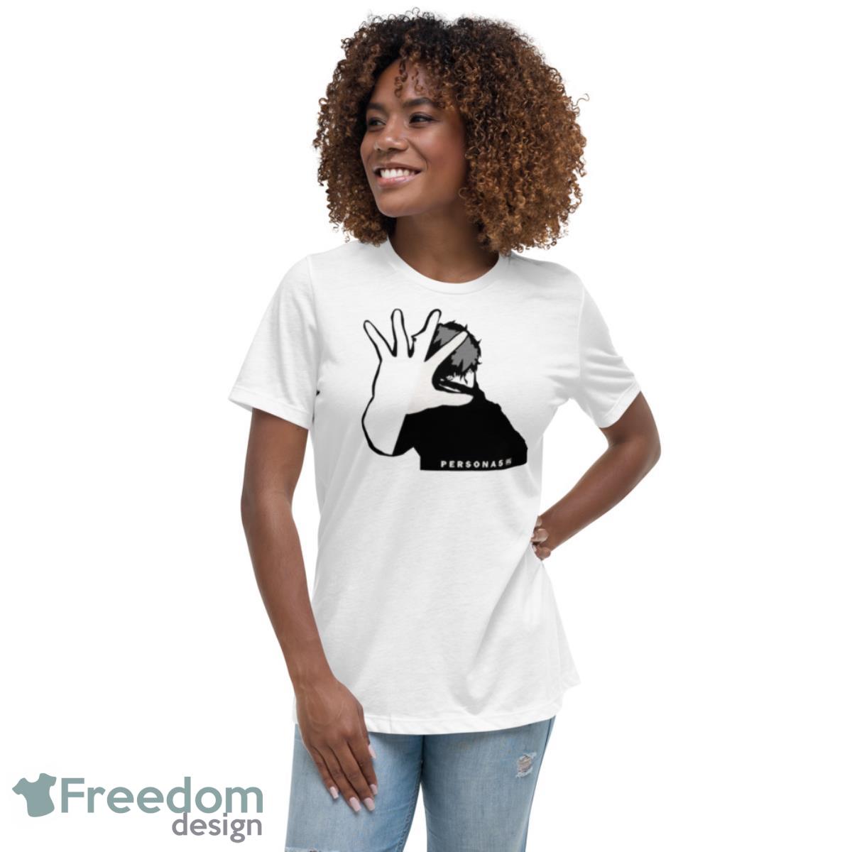 Persona 5 Don’t Look At Me shirt - Womens Relaxed Short Sleeve Jersey Tee Persona 5 Don’t Look At Me shirt - Womens Relaxed Short Sleeve Jersey Tee