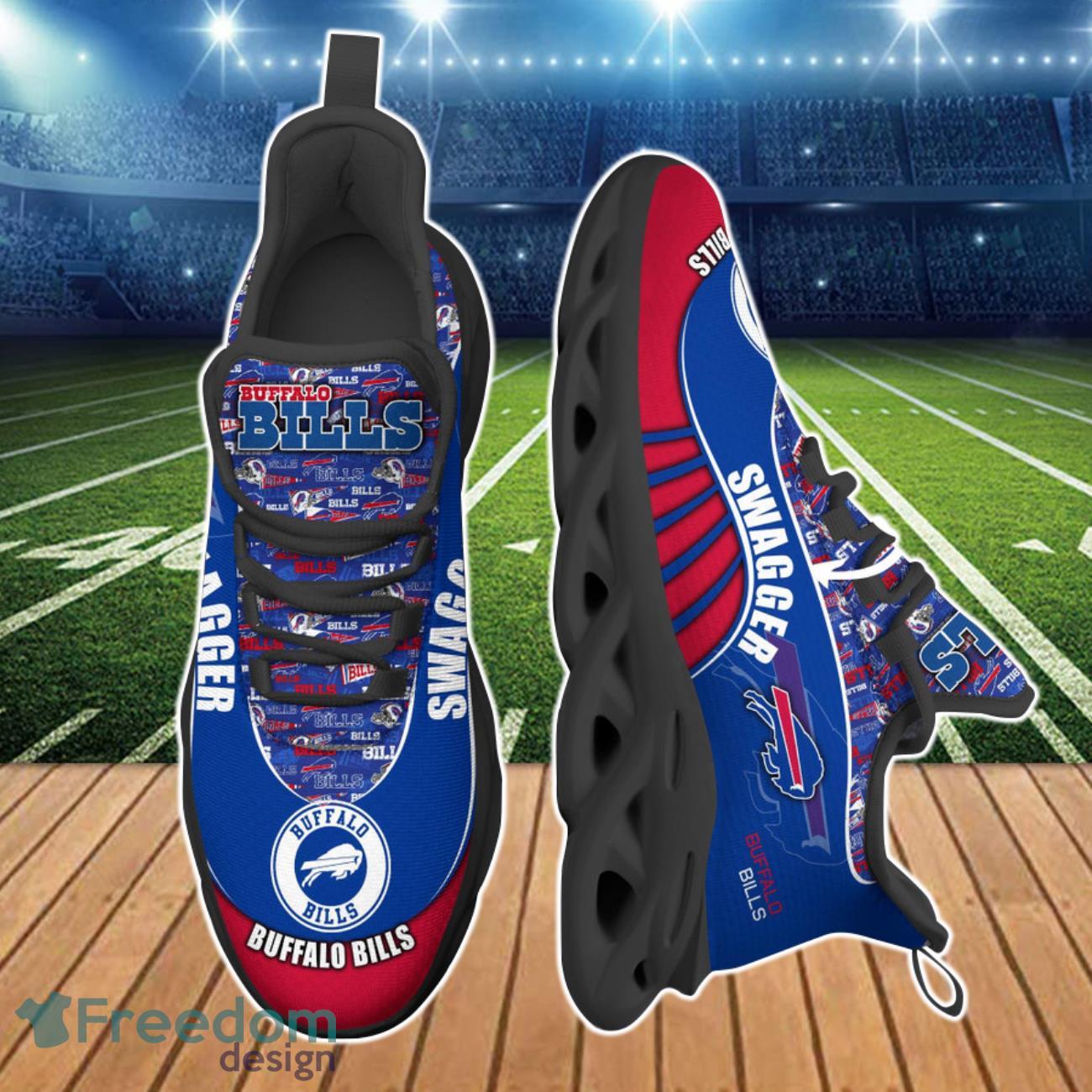 Personalized Buffalo Bills NFL Clunky Max Soul Shoes For Men And Women Product Photo 2