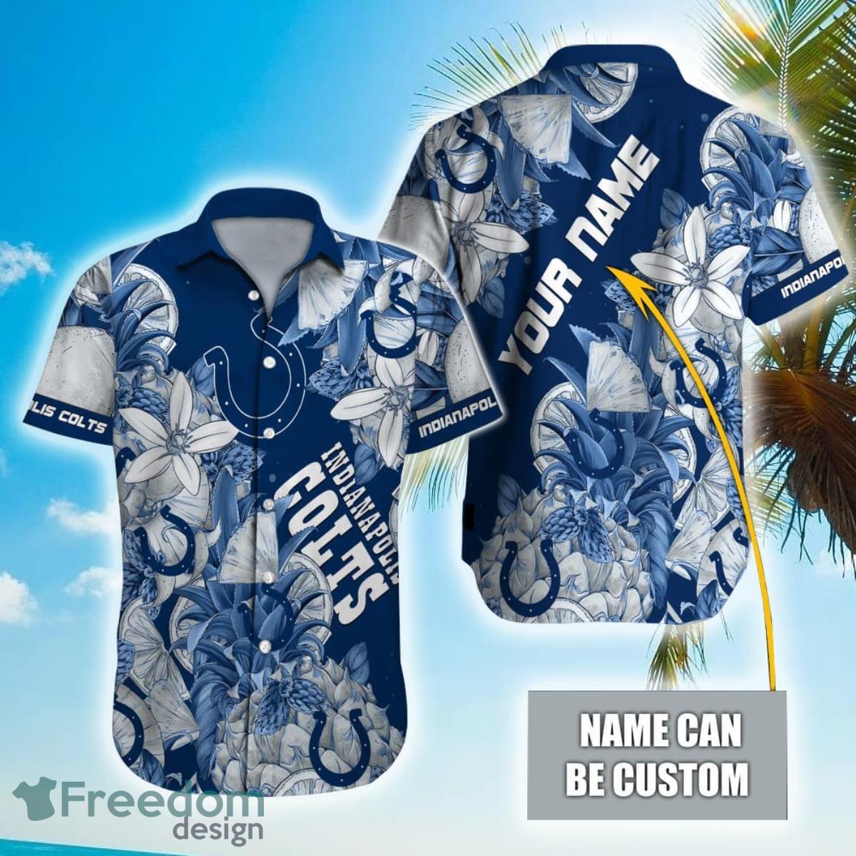 Personalized NFL Indianapolis Colts Special Tropical Fruit Hawaiian Shirt Product Photo 1