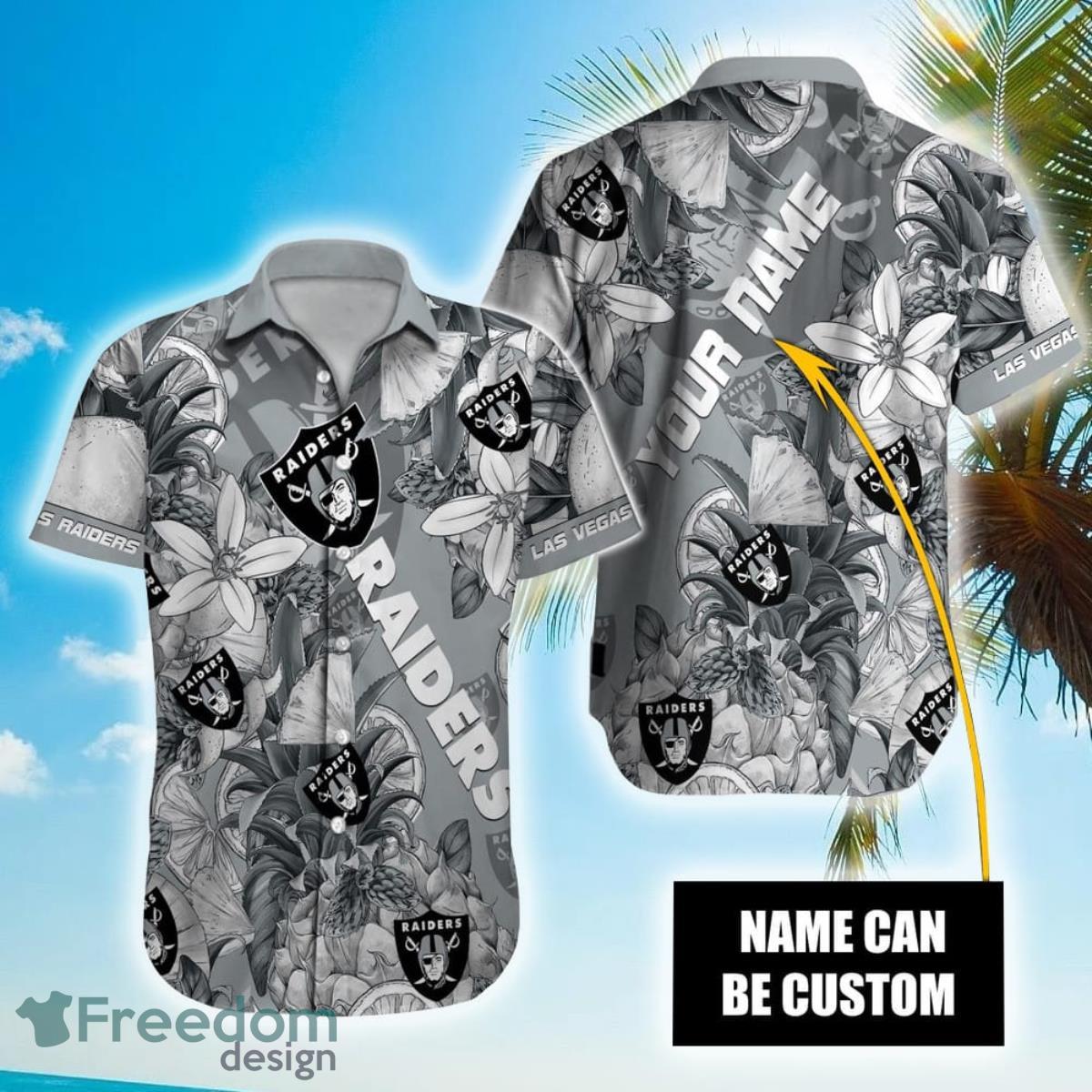 Personalized NFL Las Vegas Raiders Special Tropical Fruit Hawaiian Shirt Product Photo 1