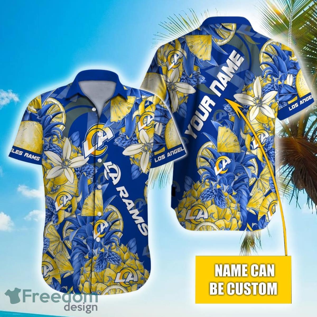 Personalized NFL Los Angeles Rams Special Tropical Fruit Hawaiian Shirt Product Photo 1