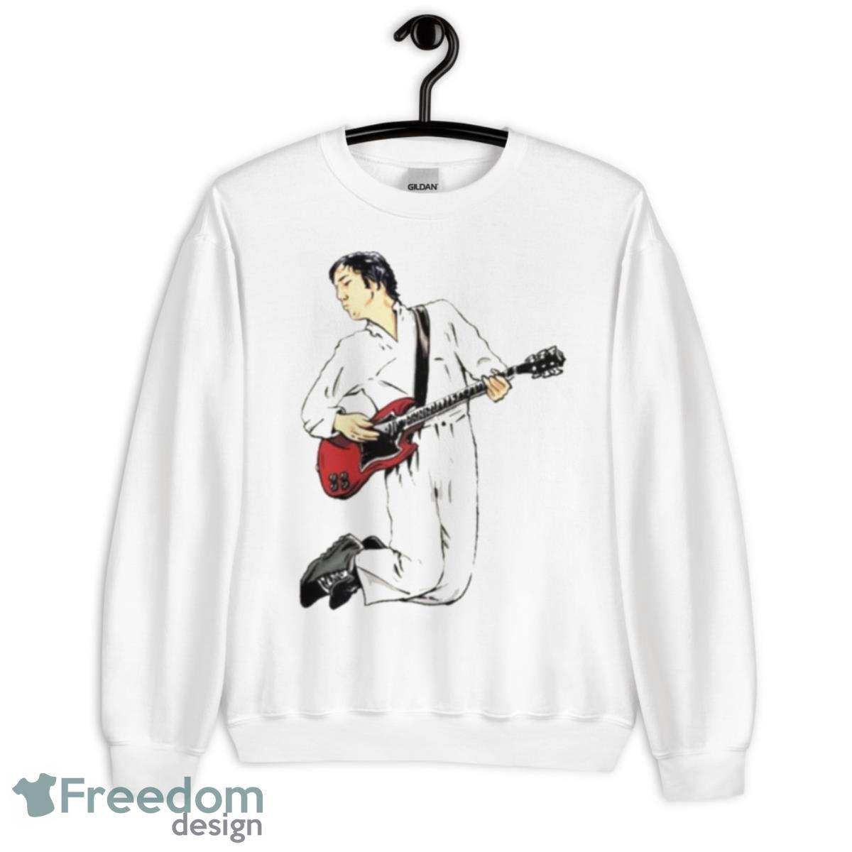 Pete Townshend Playing Guitar Shirt - Unisex Heavy Blend Crewneck Sweatshirt