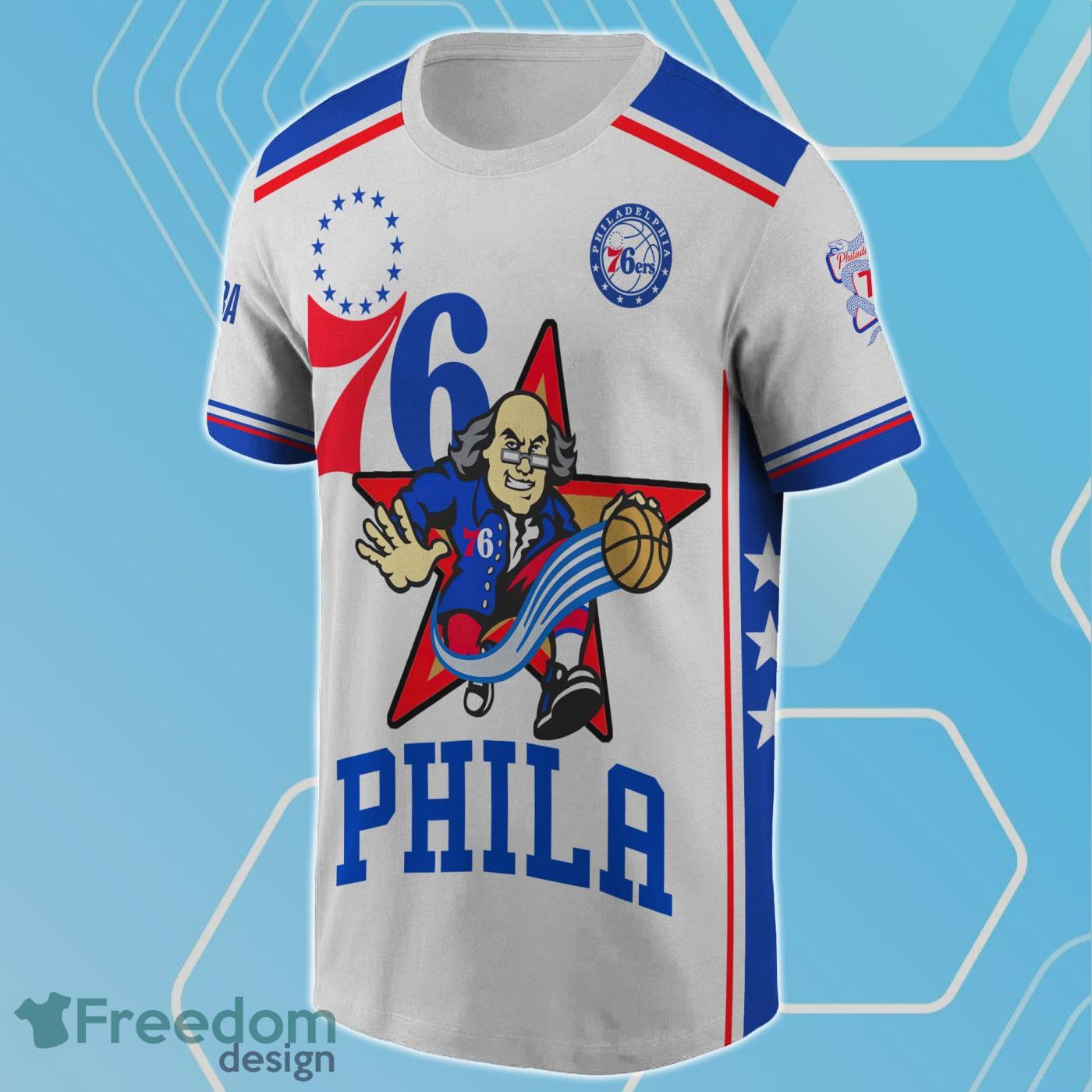 Philadelphia 76ers National Basketball Association 2023 Unisex Shirt For Men Women Product Photo 2