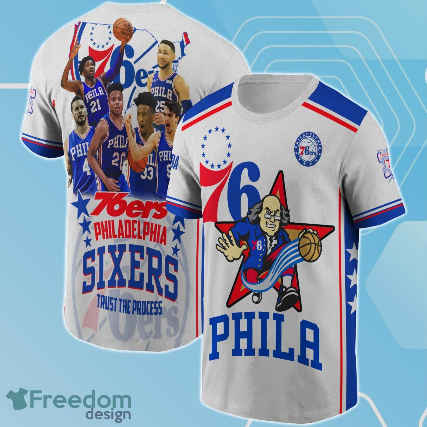 Philadelphia 76ers National Basketball Association 2023 Unisex Shirt For Men Women Product Photo 1