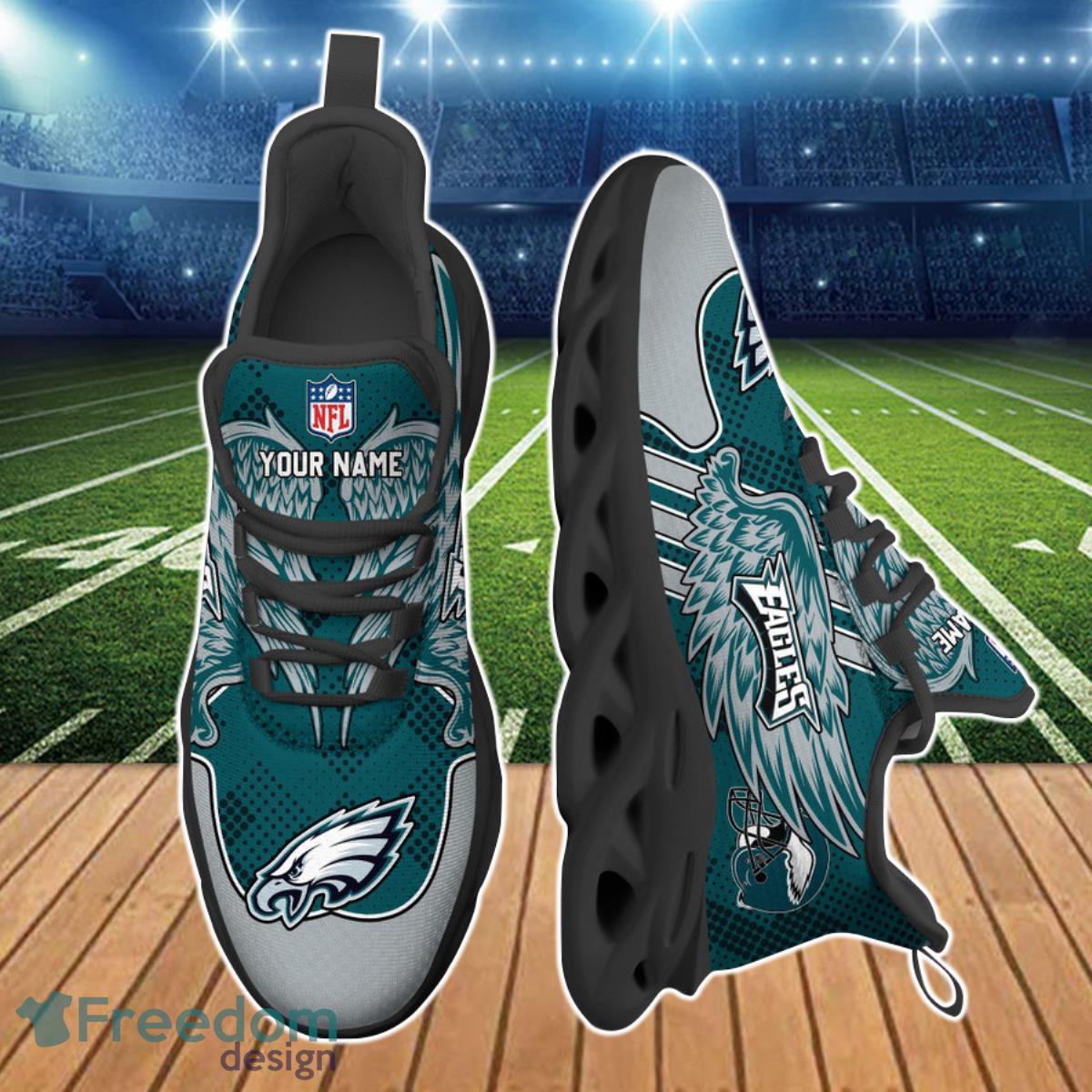 Philadelphia Eagles NFL Clunky Max Soul Shoes Custom Name Ideal Gift For Fans Product Photo 2