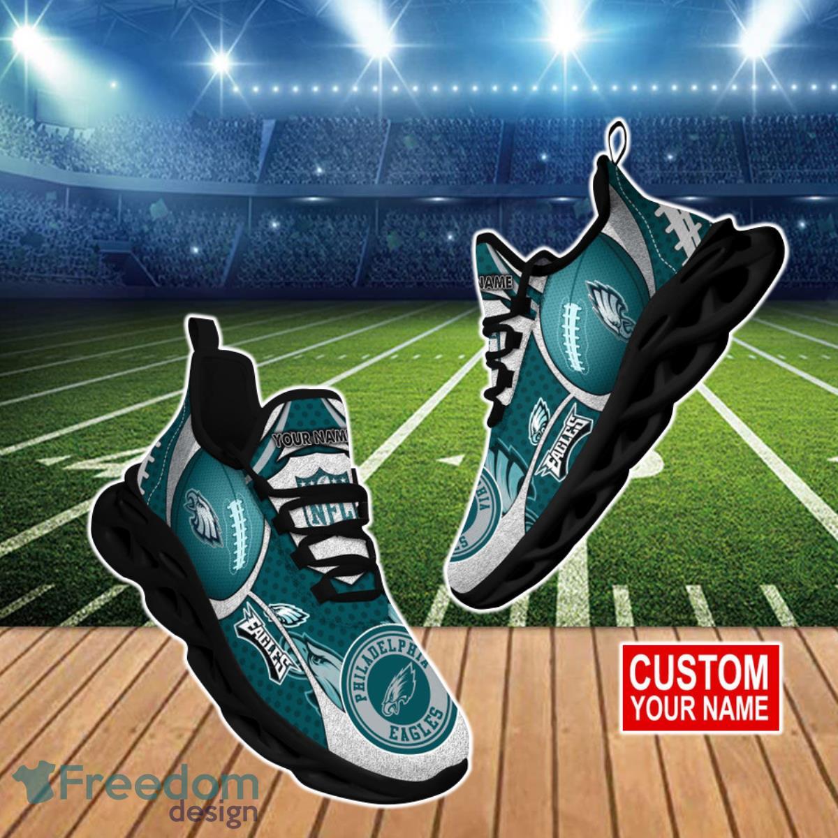 Philadelphia Eagles NFL Clunky Max Soul Shoes Custom Name Unique Gift For  Real Fans - Freedomdesign