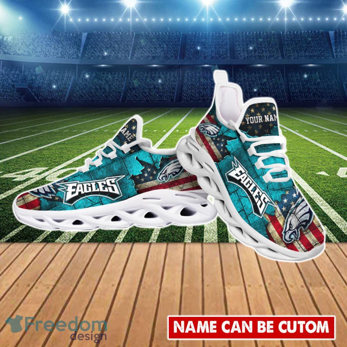 Philadelphia Eagles NFL Clunky Max Soul Shoes Custom Name Best Gift For  True Fans - Freedomdesign