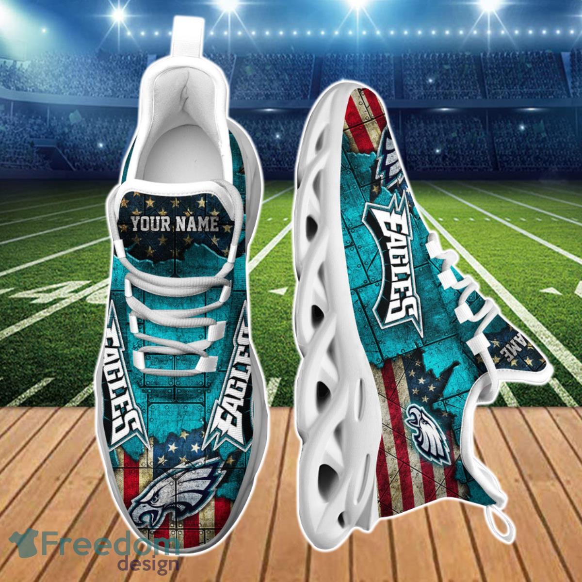 Philadelphia Eagles NFL Clunky Max Soul Shoes Custom Name Unique Gift For  Real Fans - Freedomdesign